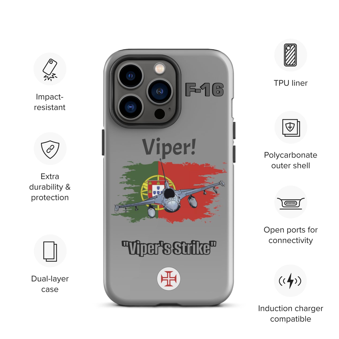 Portuguese Viper Patriot iPhone Case