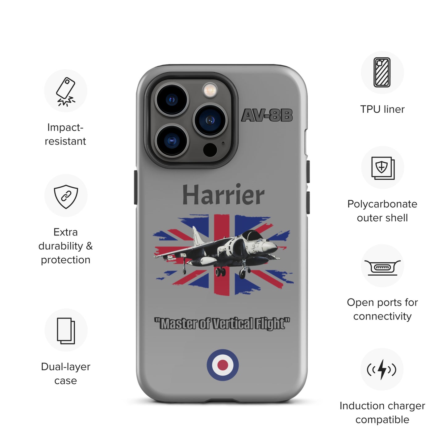 British Harrier Patriot iPhone Case