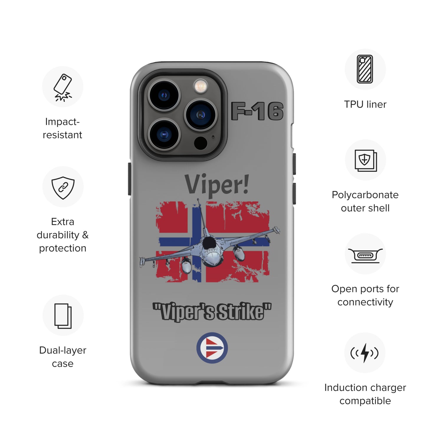 Norwegian Viper Patriot iPhone Case
