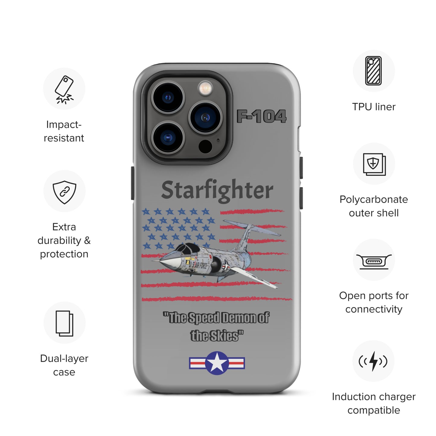 Starfighter Patriot iPhone Case