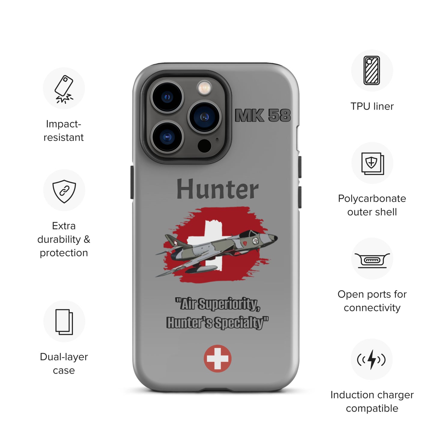 Swiss Hunter Patriot iPhone Case