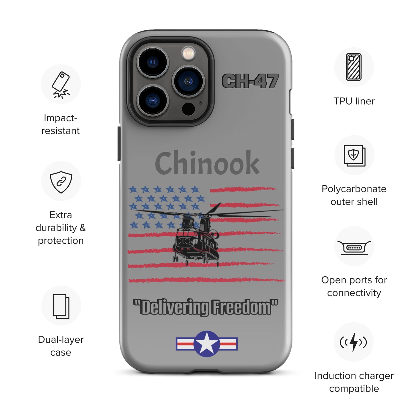 Chinook Patriot iPhone Case