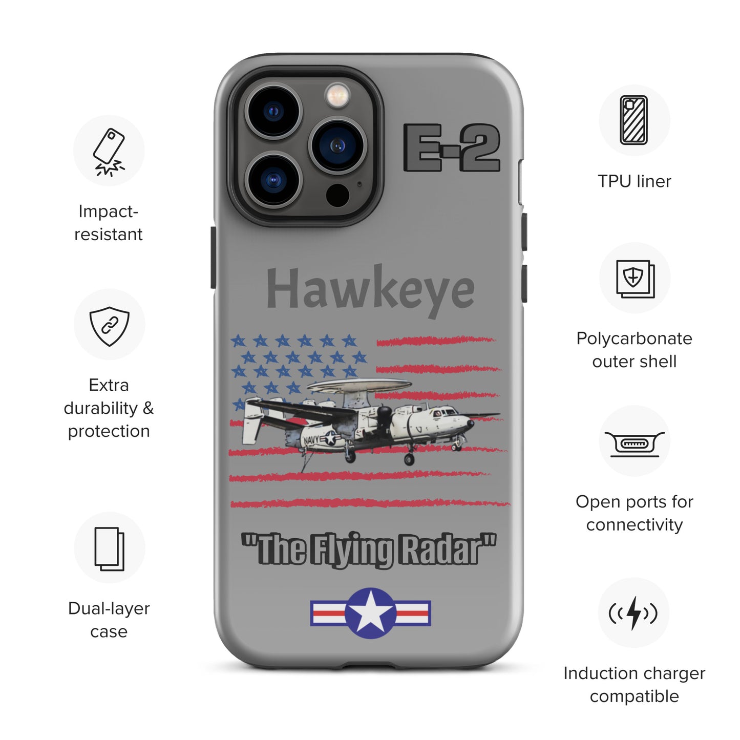 Hawkeye Patriot iPhone Case