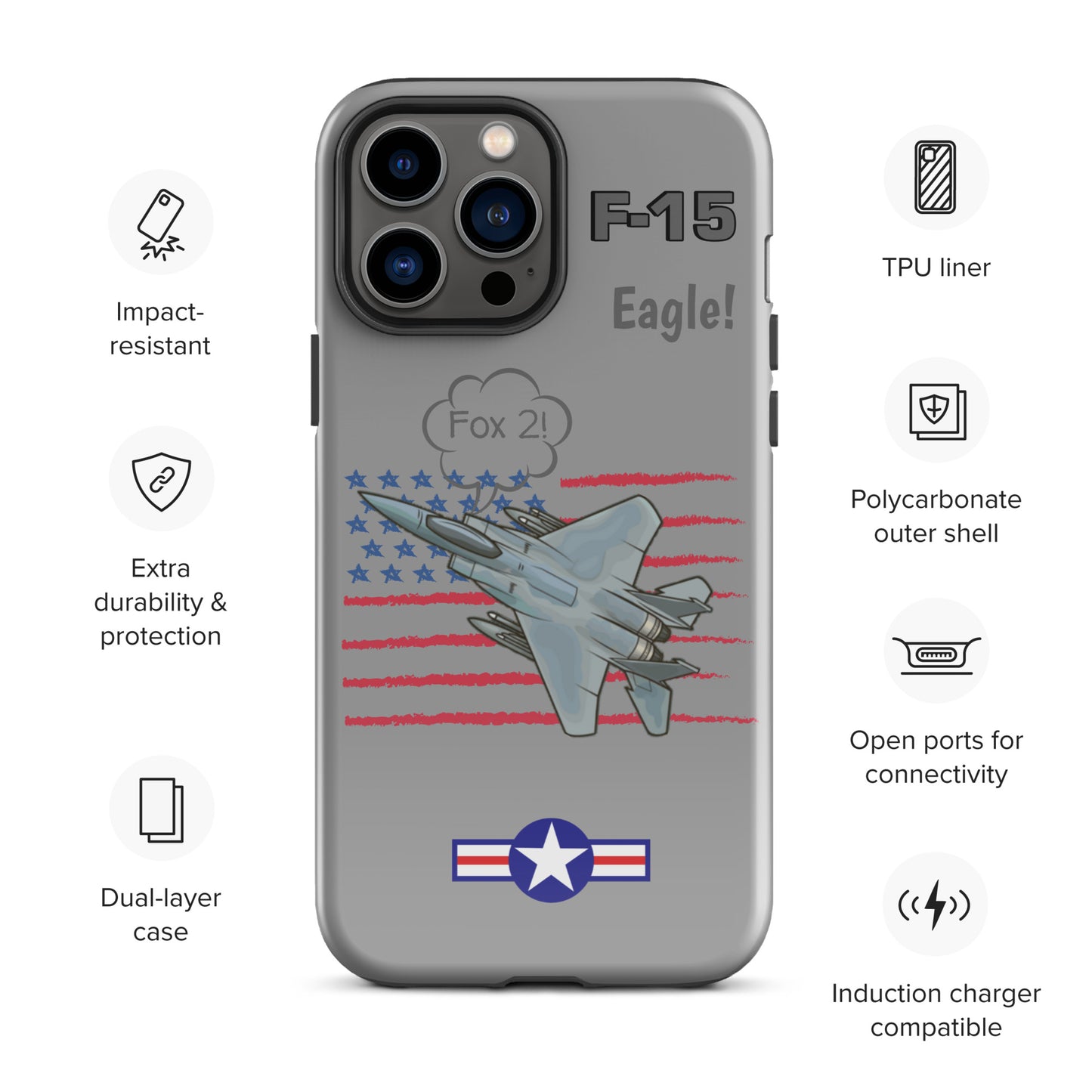 Eagle Wings Freedom iPhone Case (Without Quotes)