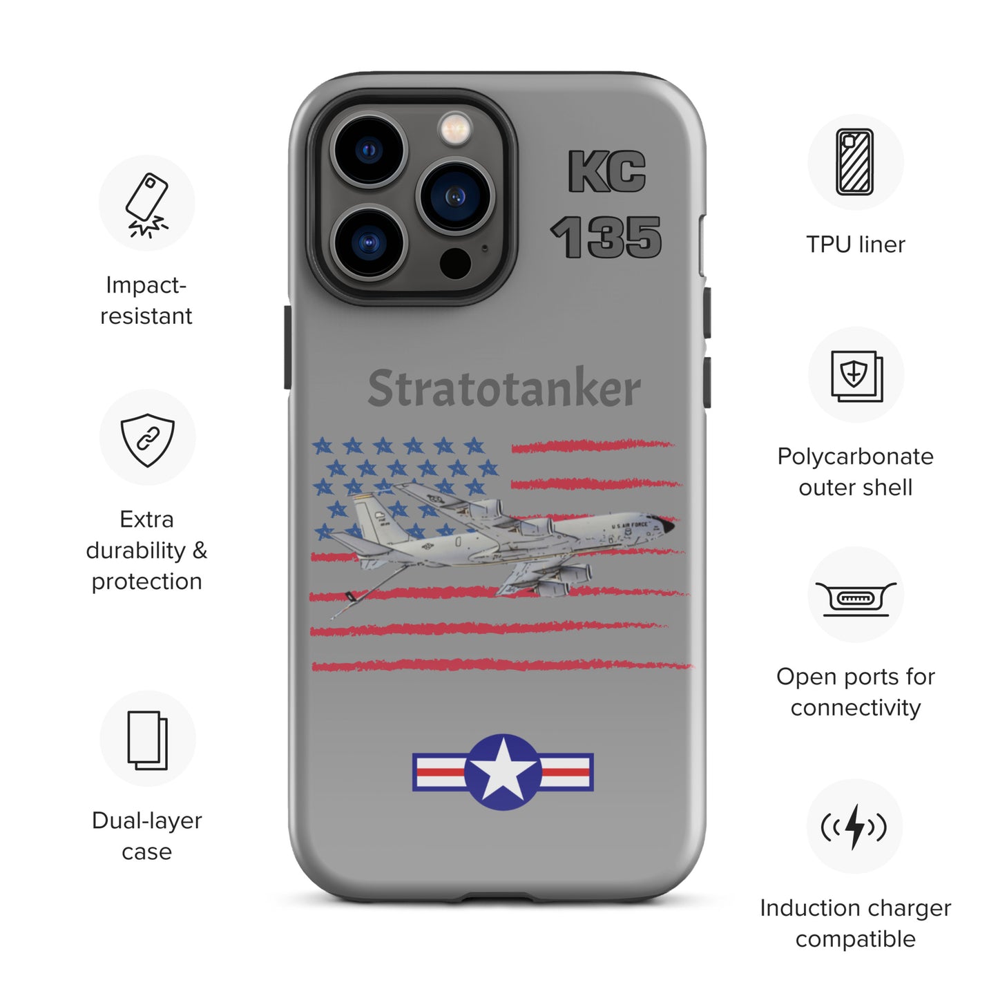 Stratotanker Patriot iPhone Case (Without Quotes)