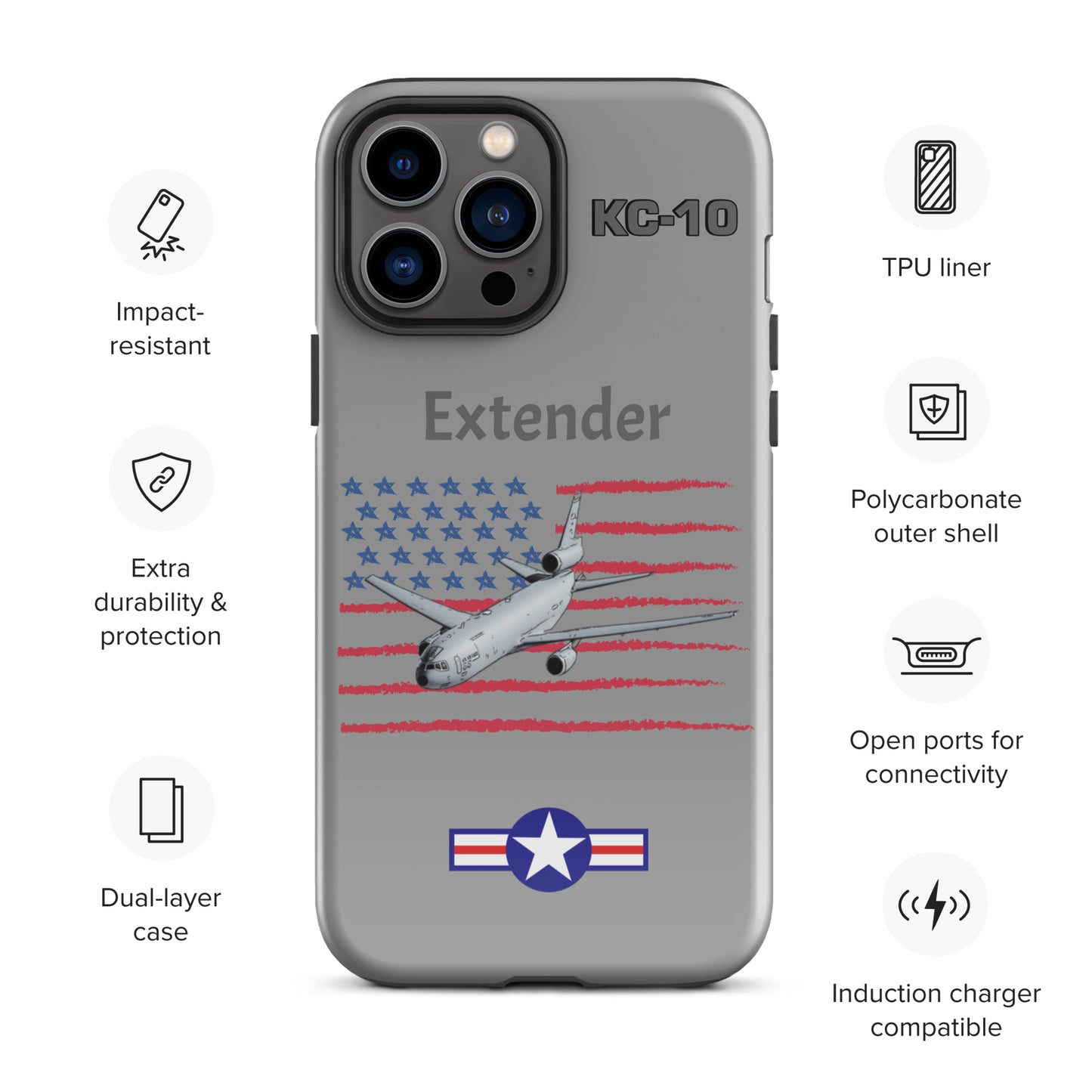 Extender Patriot iPhone Case (Without Quotes)