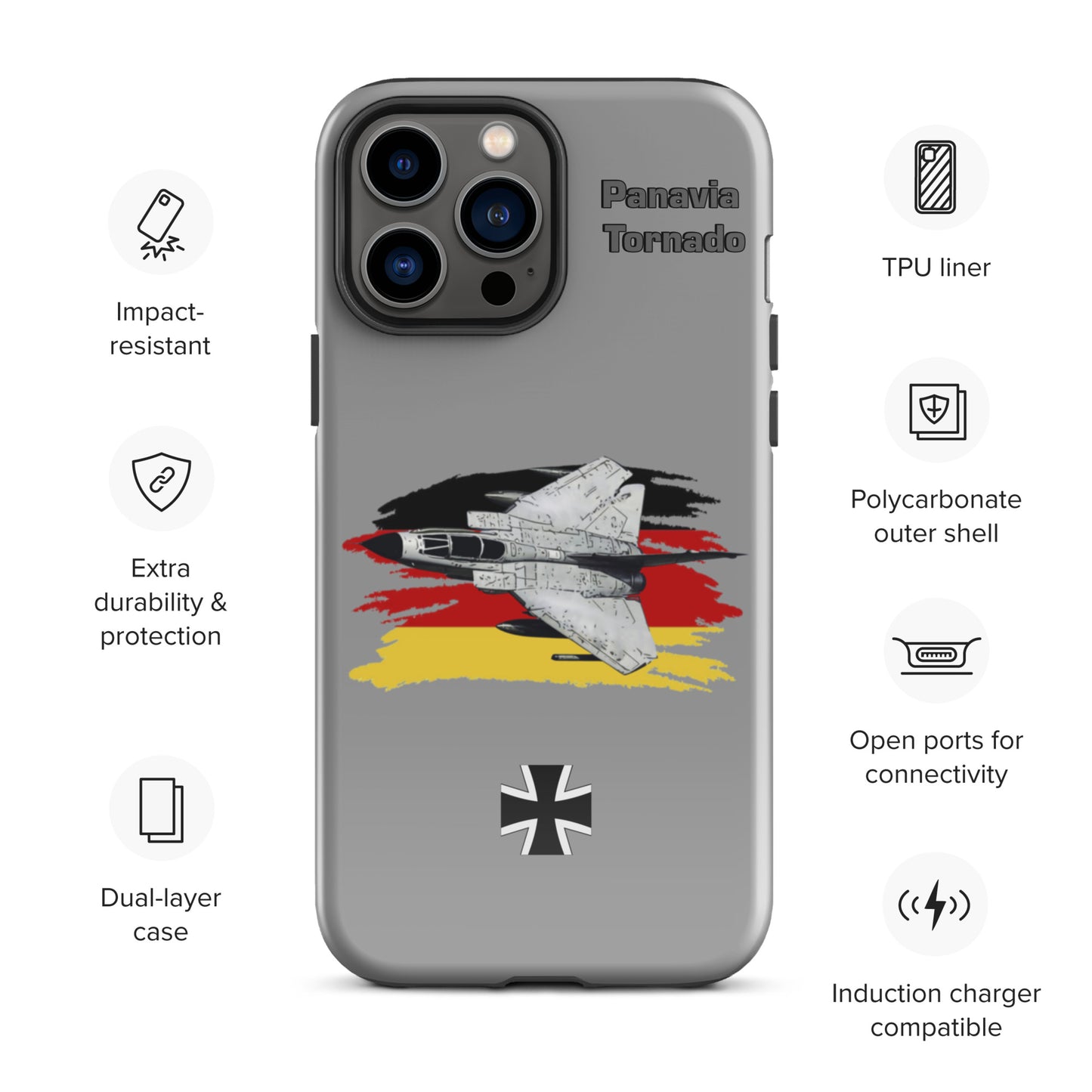 Tornado Patriot iPhone Case (Without Quotes)