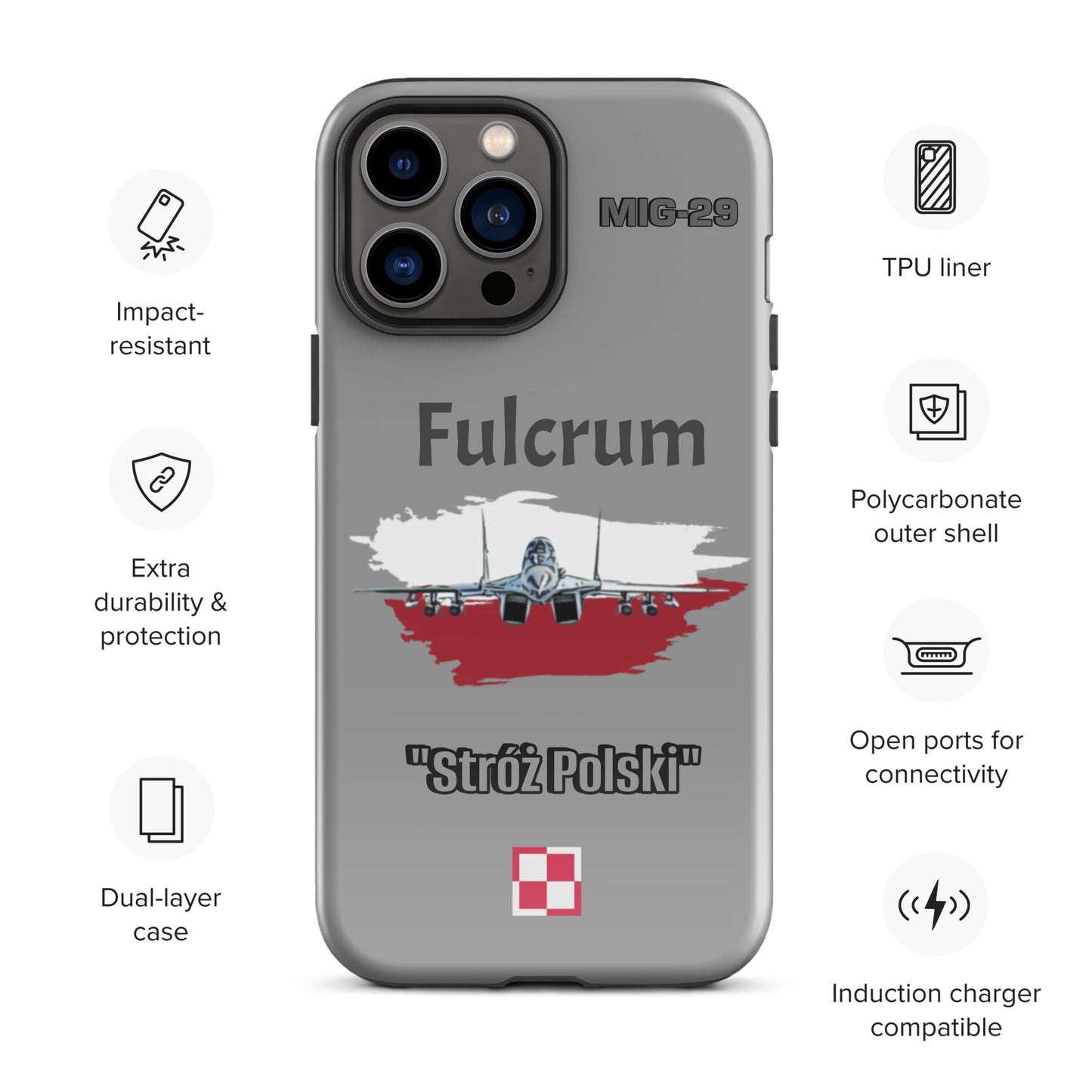 Poland Fulcrum Patriot iPhone Case