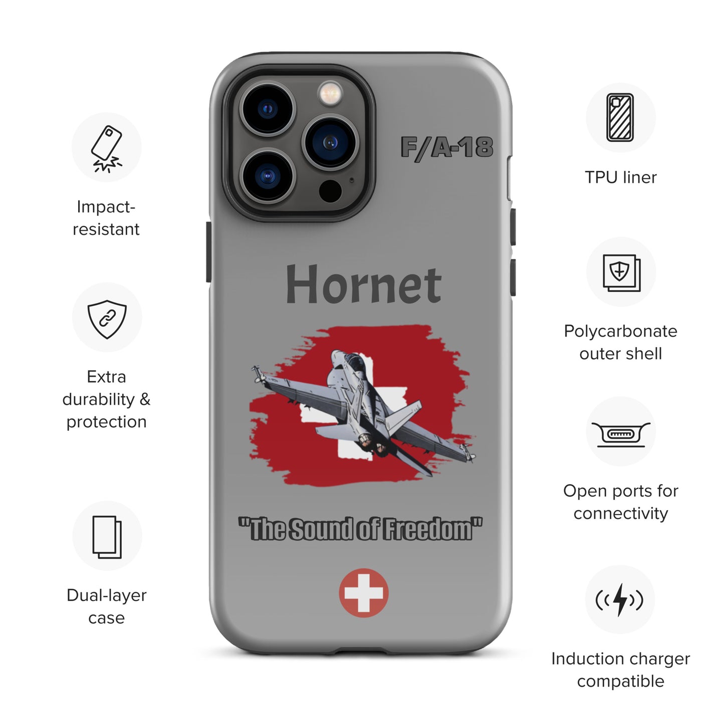 Swiss Hornet Patriot iPhone Case
