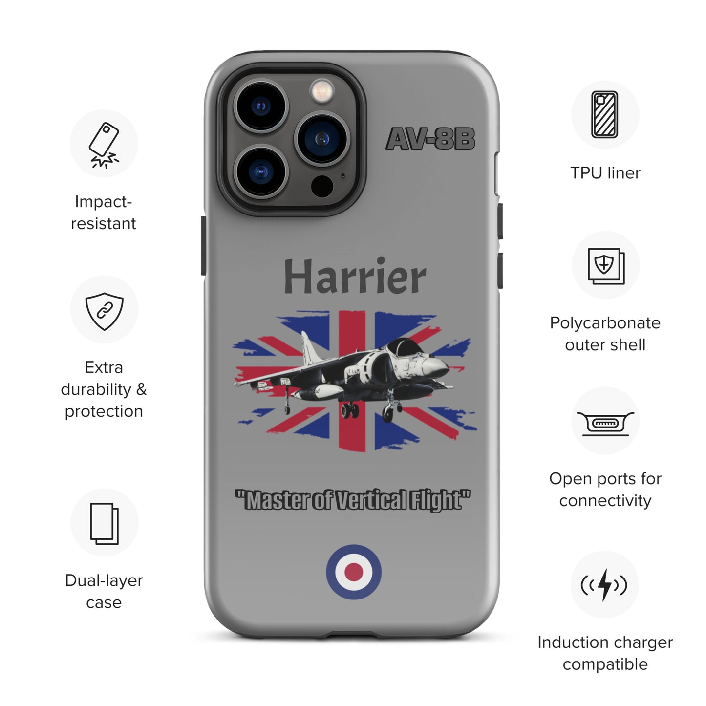British Harrier Patriot iPhone Case