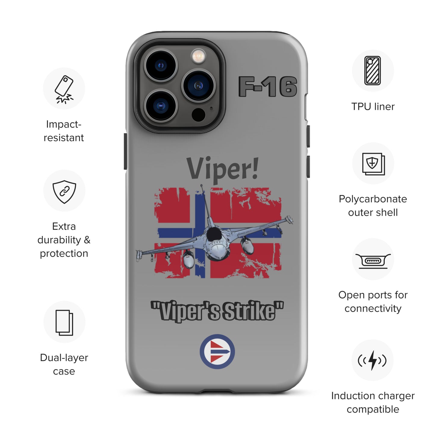Norwegian Viper Patriot iPhone Case