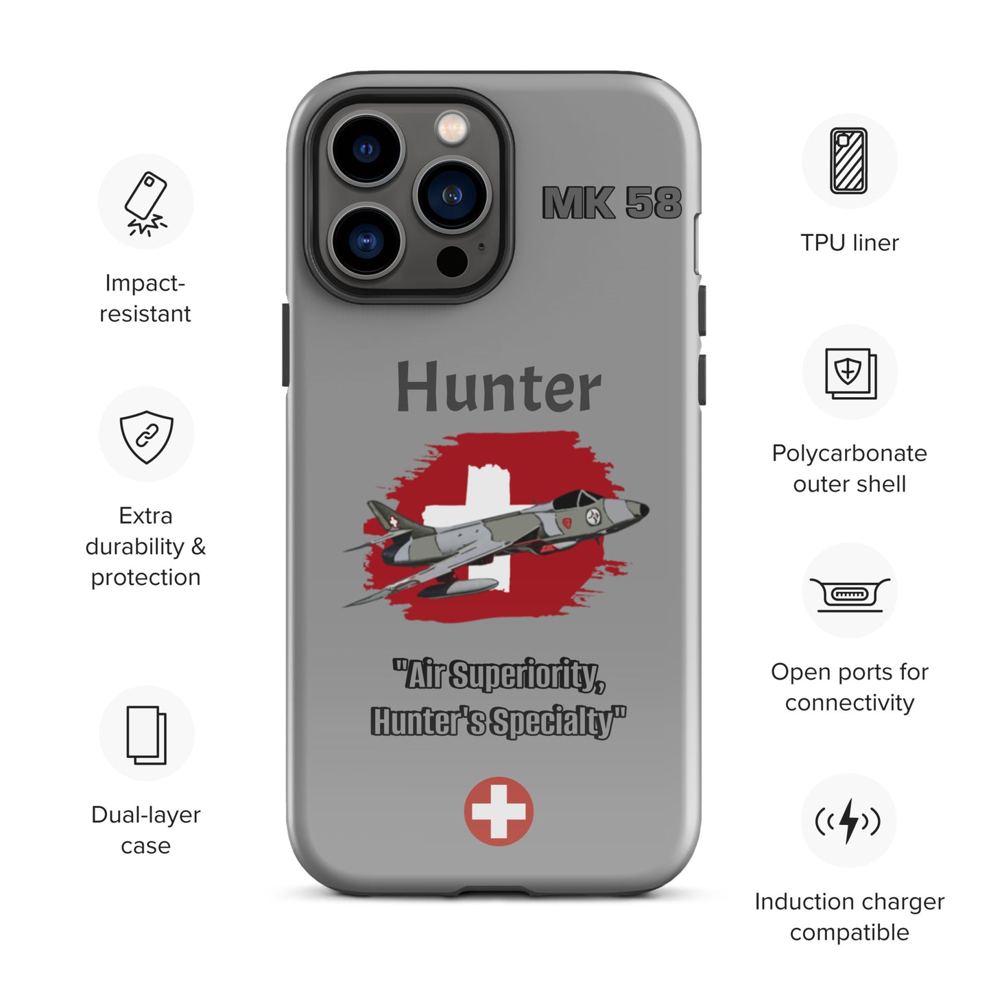 Swiss Hunter Patriot iPhone Case