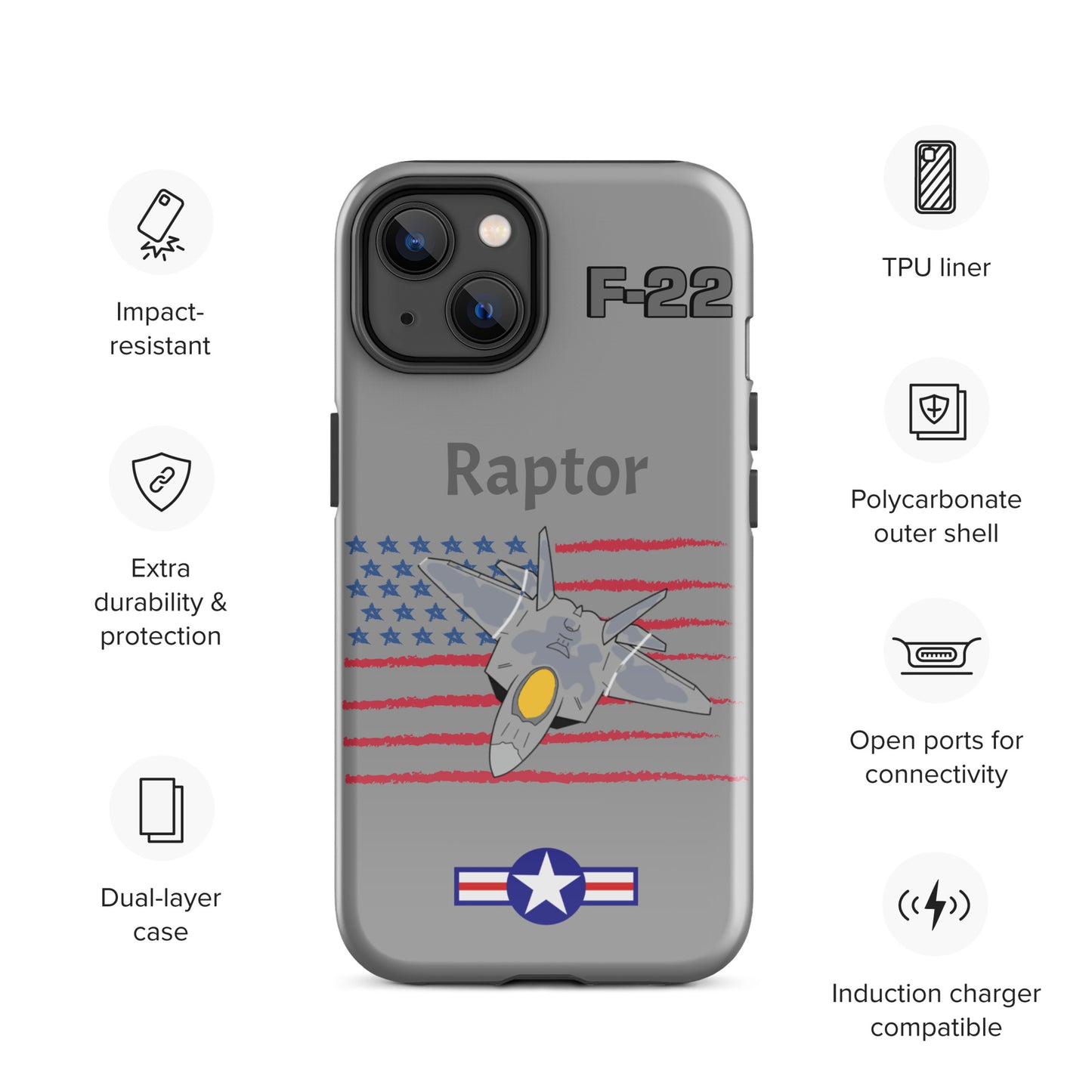 RaptorGuard iPhone Case (Without Quotes)