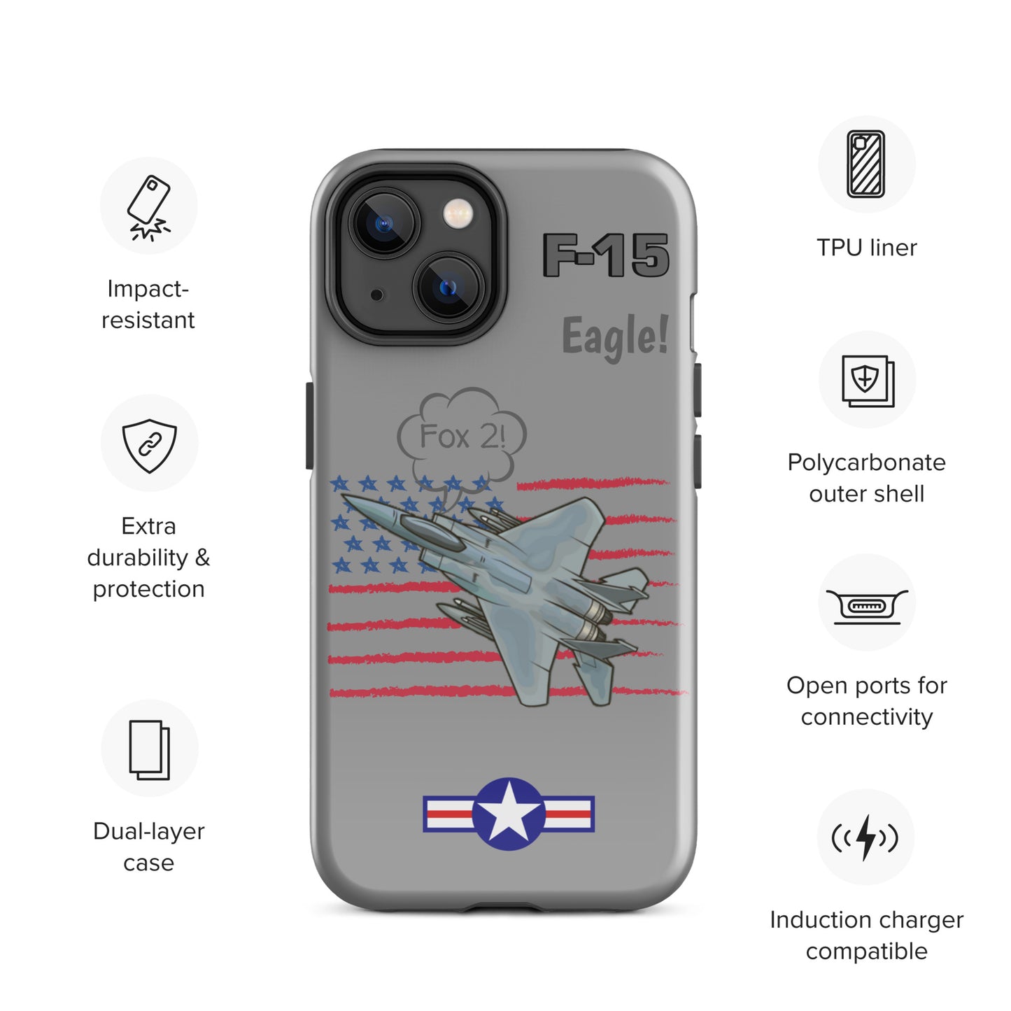 Eagle Wings Freedom iPhone Case (Without Quotes)
