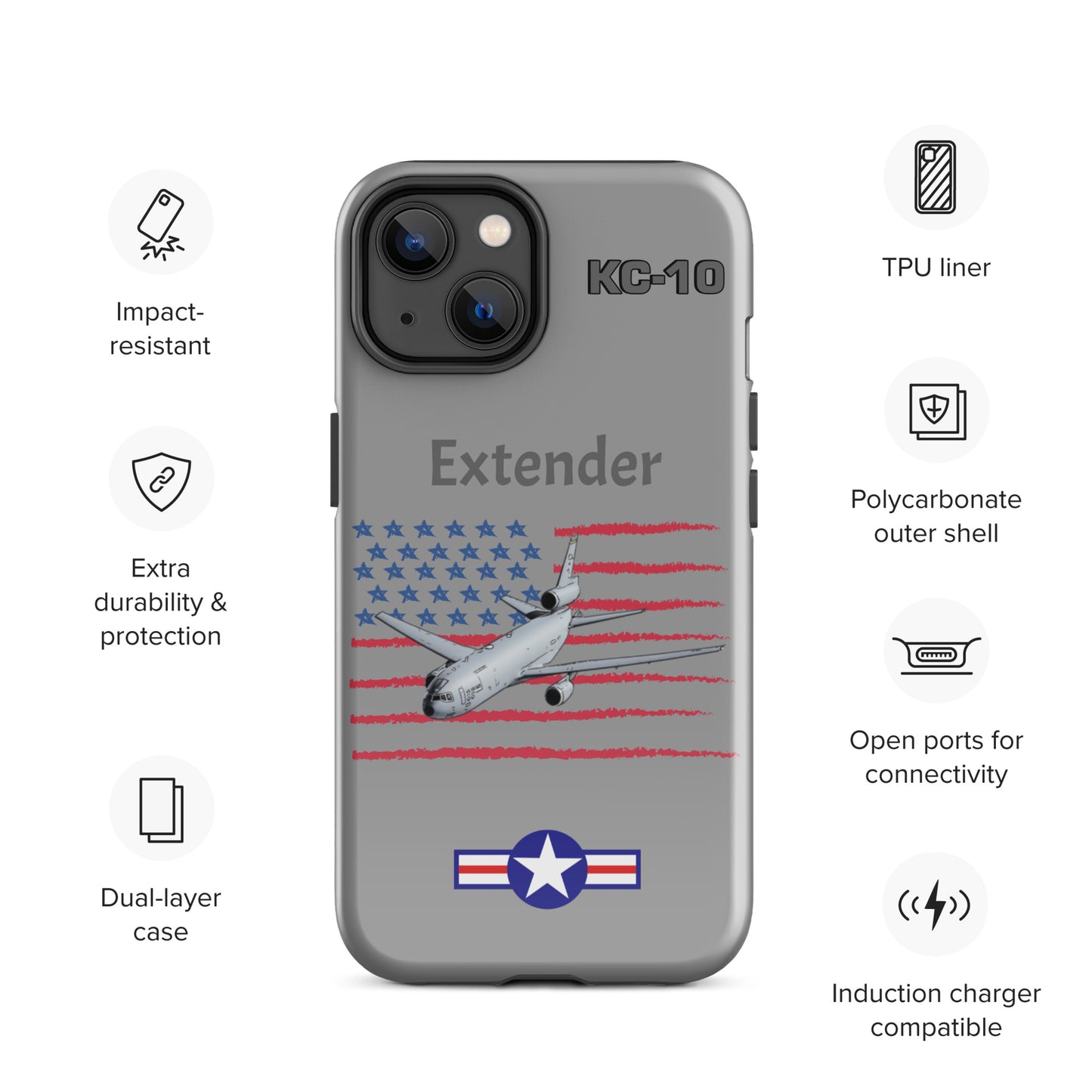 Extender Patriot iPhone Case (Without Quotes)