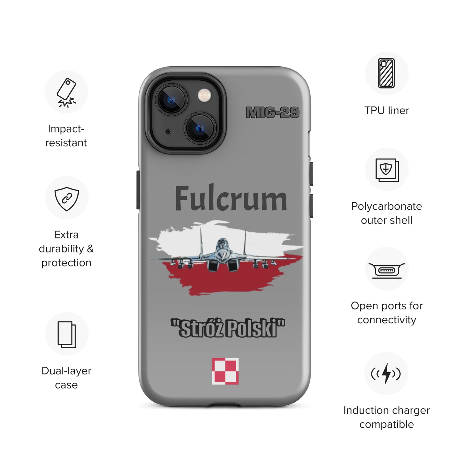 Poland Fulcrum Patriot iPhone Case