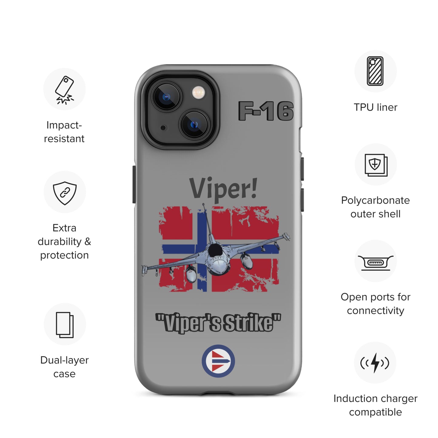 Norwegian Viper Patriot iPhone Case