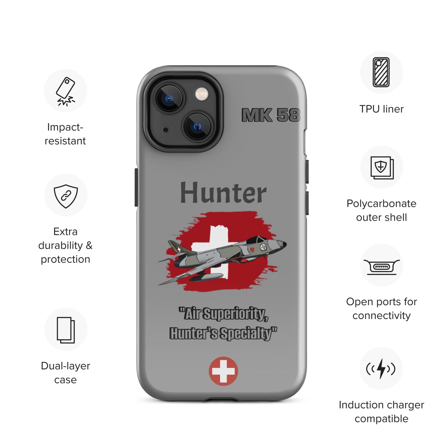 Swiss Hunter Patriot iPhone Case