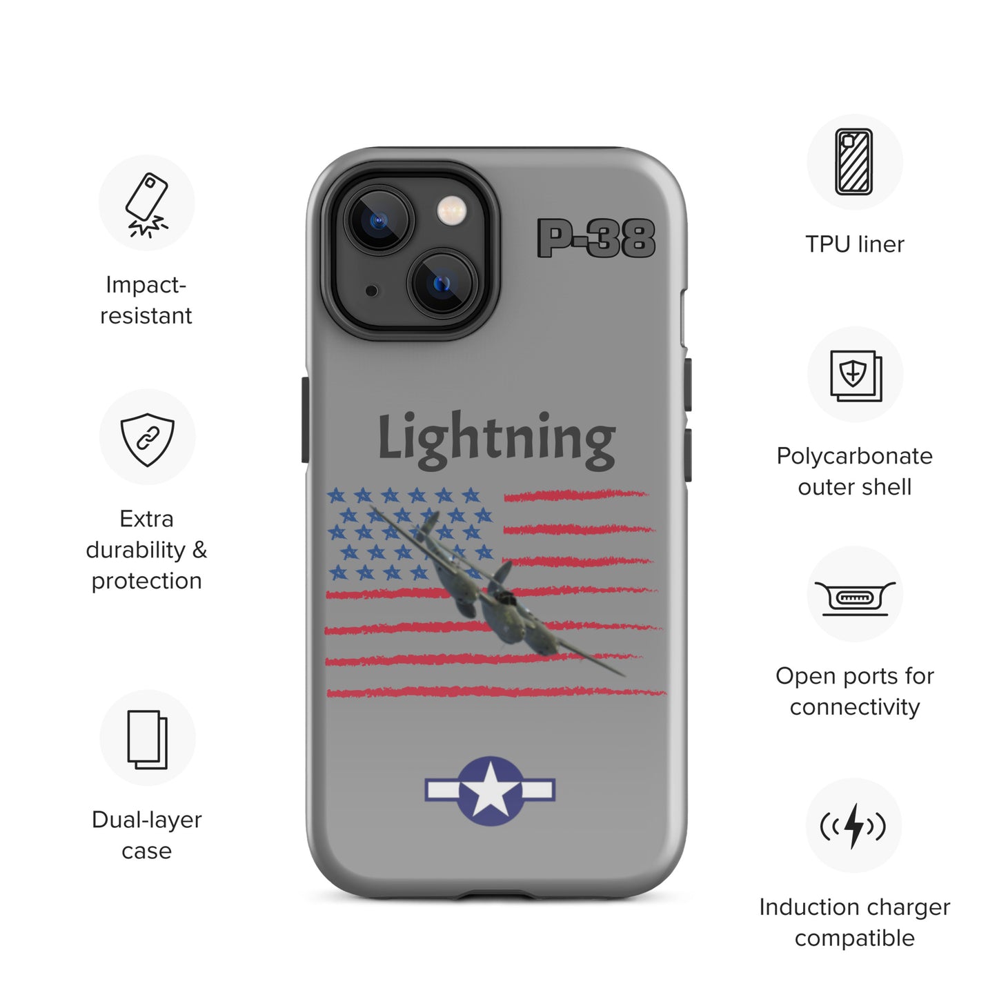 WWII Lightning Patriot iPhone Case