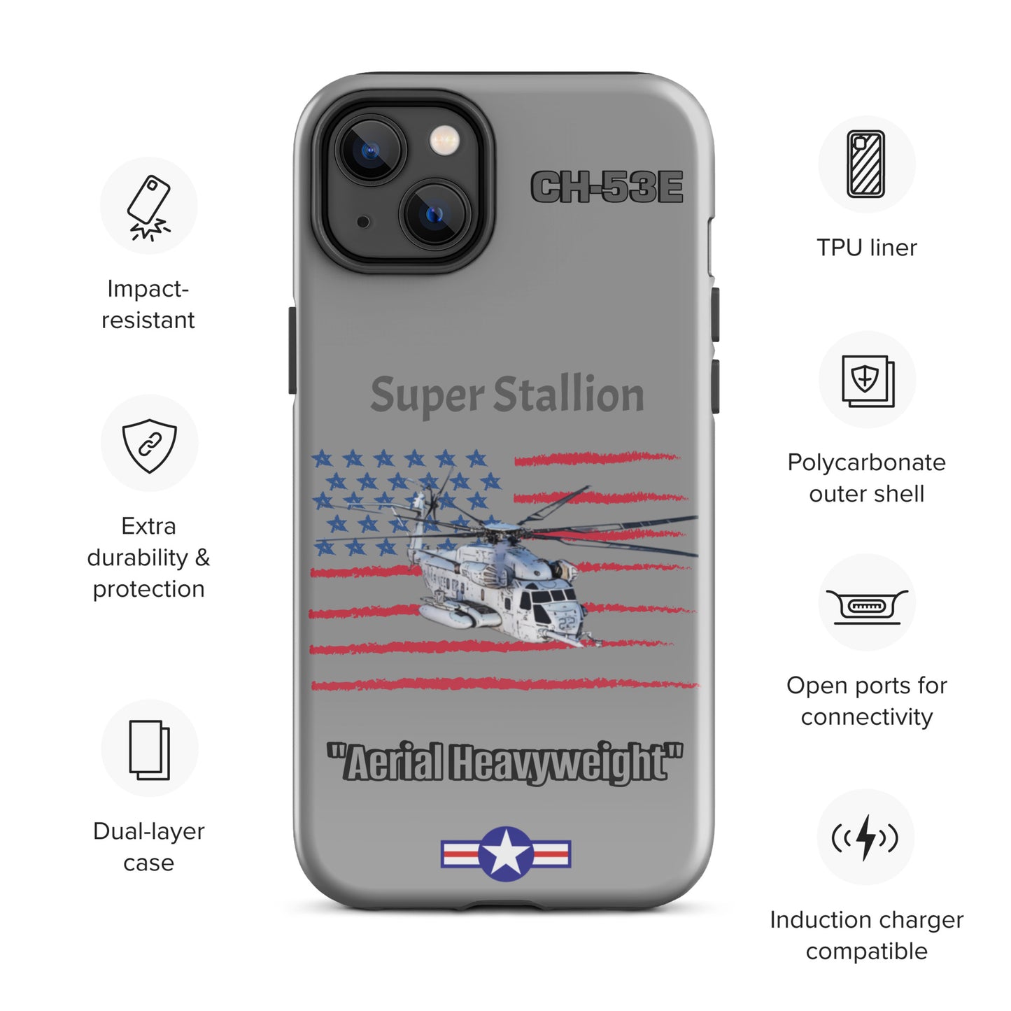 Super Stallion Patriot iPhone Case