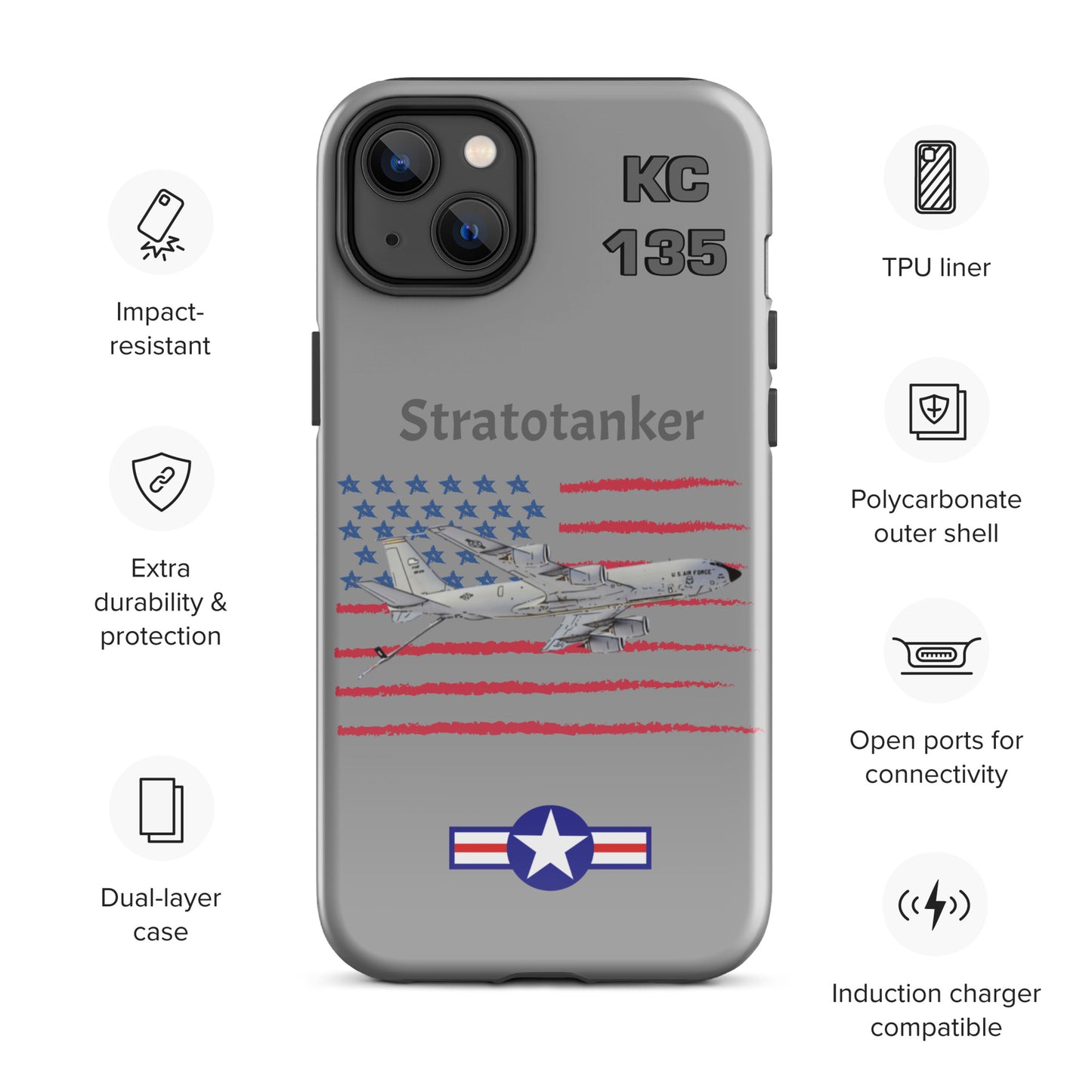 Stratotanker Patriot iPhone Case (Without Quotes)