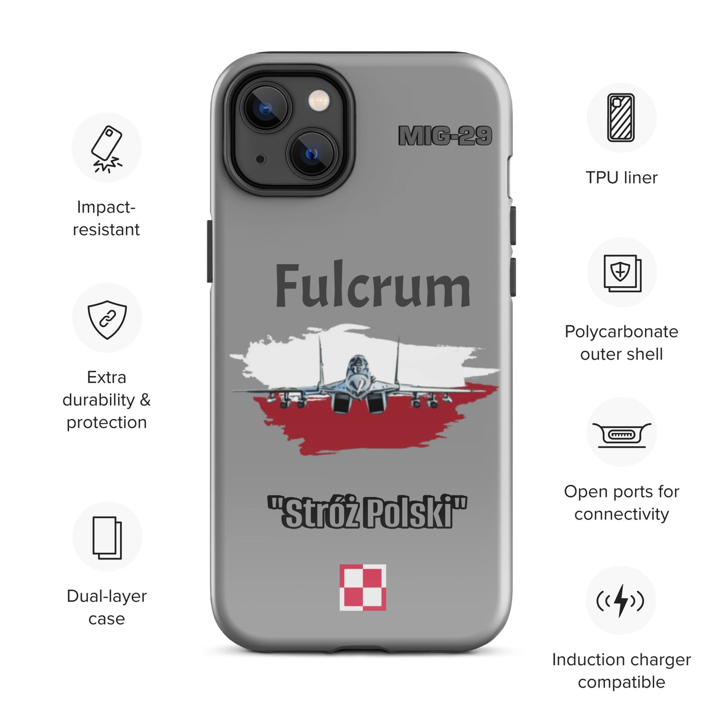 Poland Fulcrum Patriot iPhone Case