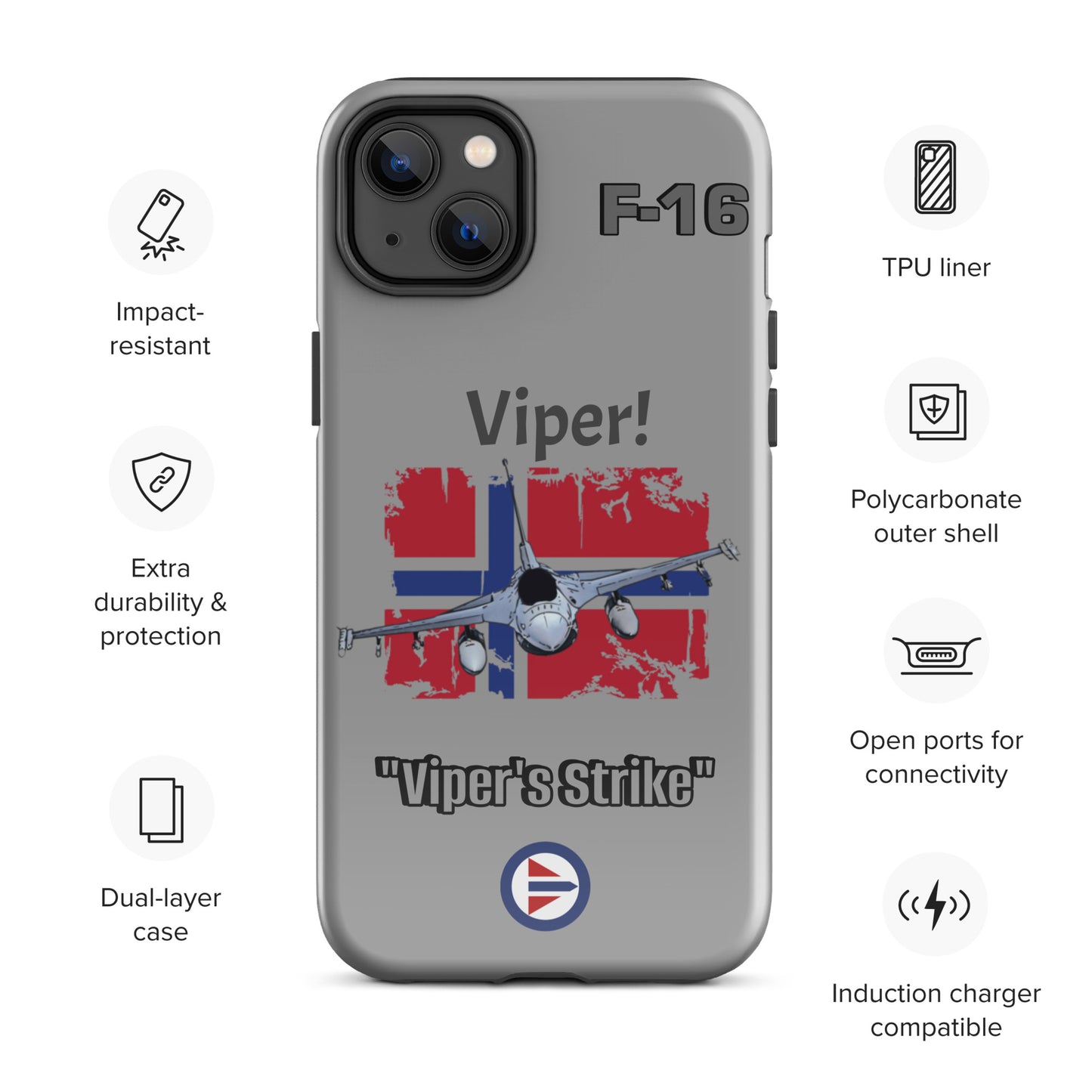 Norwegian Viper Patriot iPhone Case