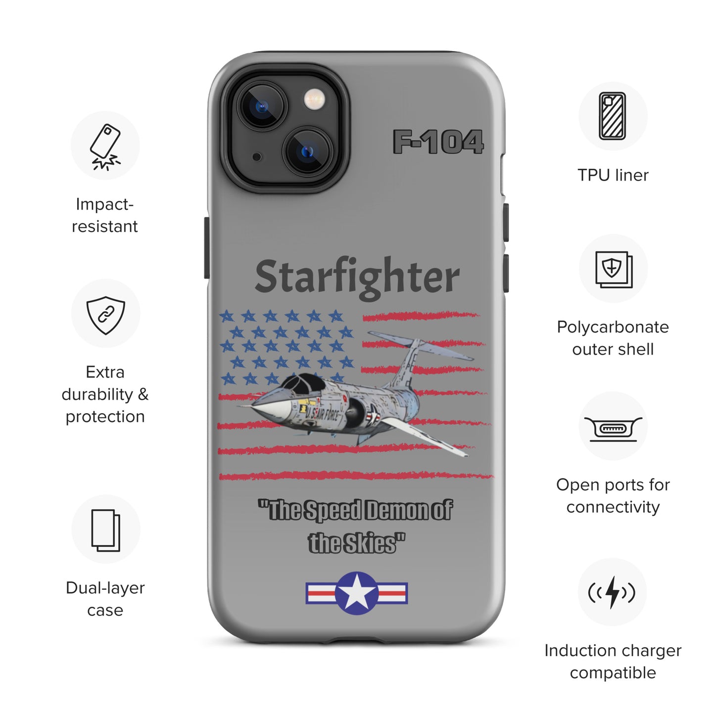 Starfighter Patriot iPhone Case