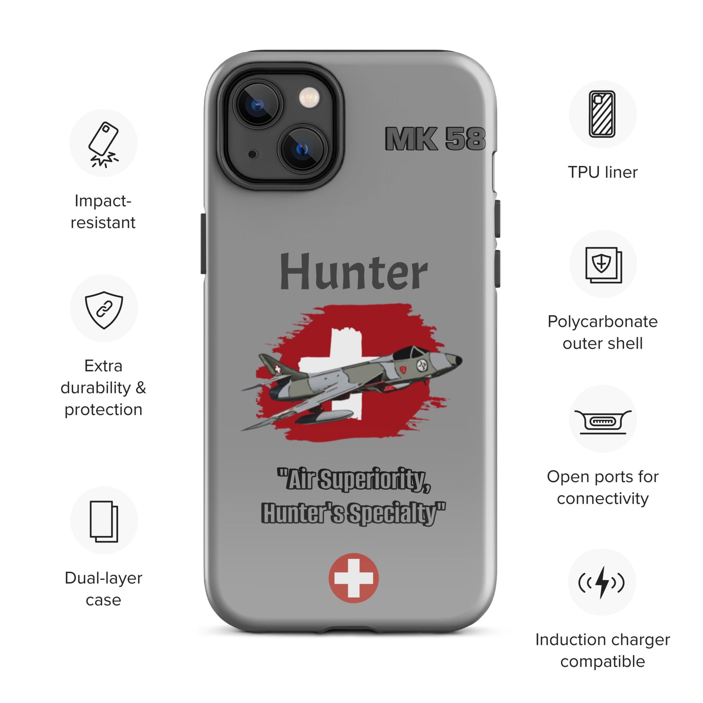 Swiss Hunter Patriot iPhone Case