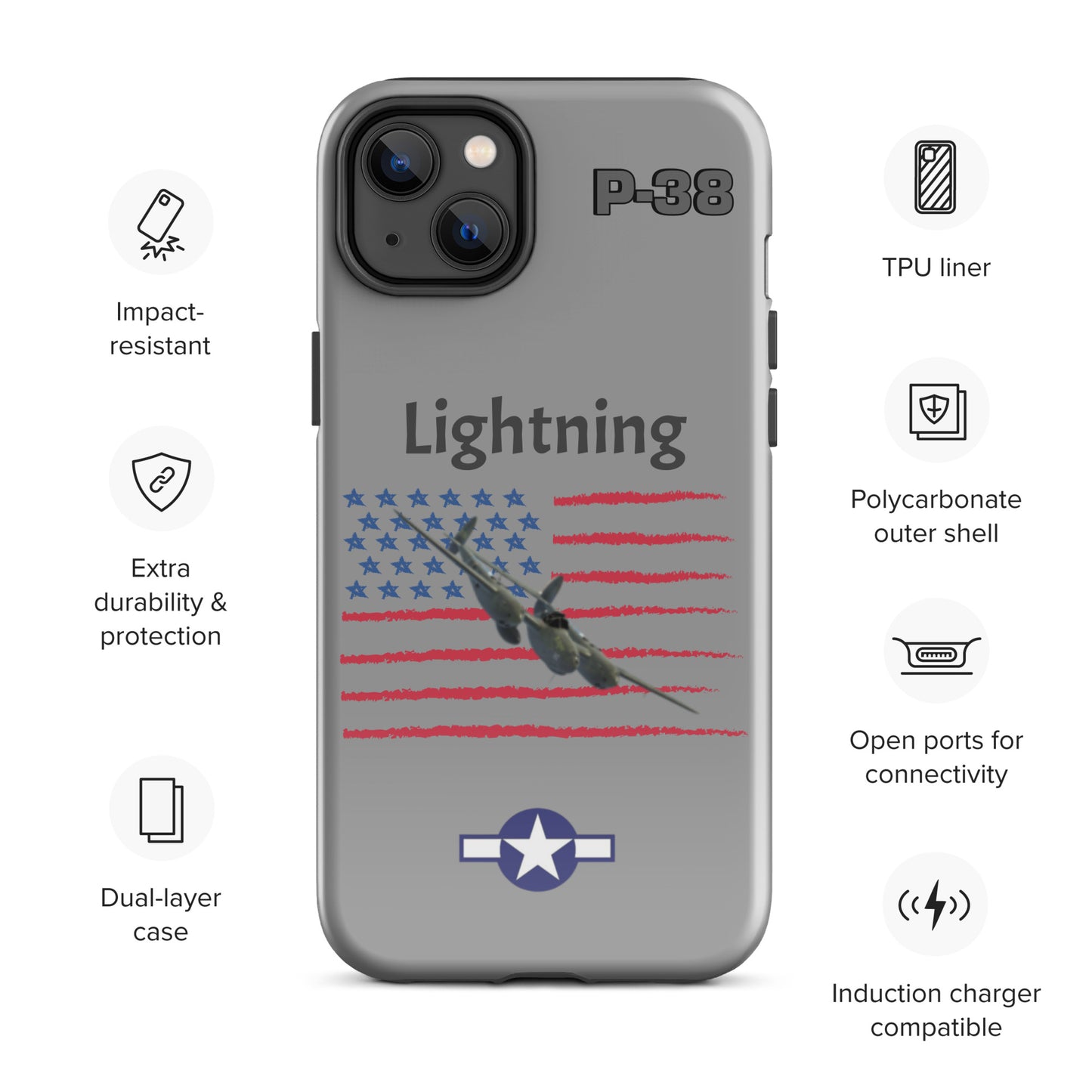 WWII Lightning Patriot iPhone Case