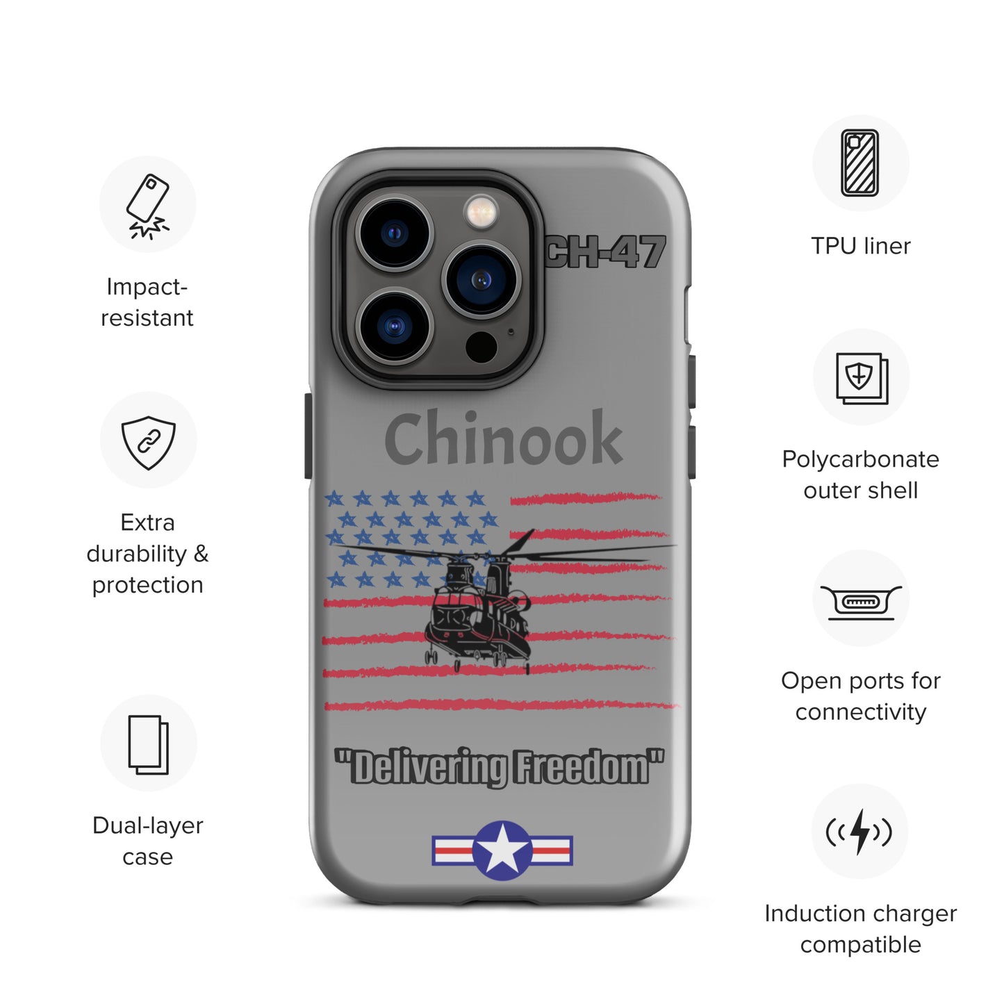 Chinook Patriot iPhone Case