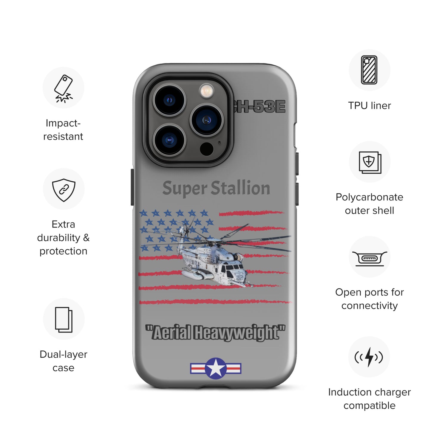 Super Stallion Patriot iPhone Case