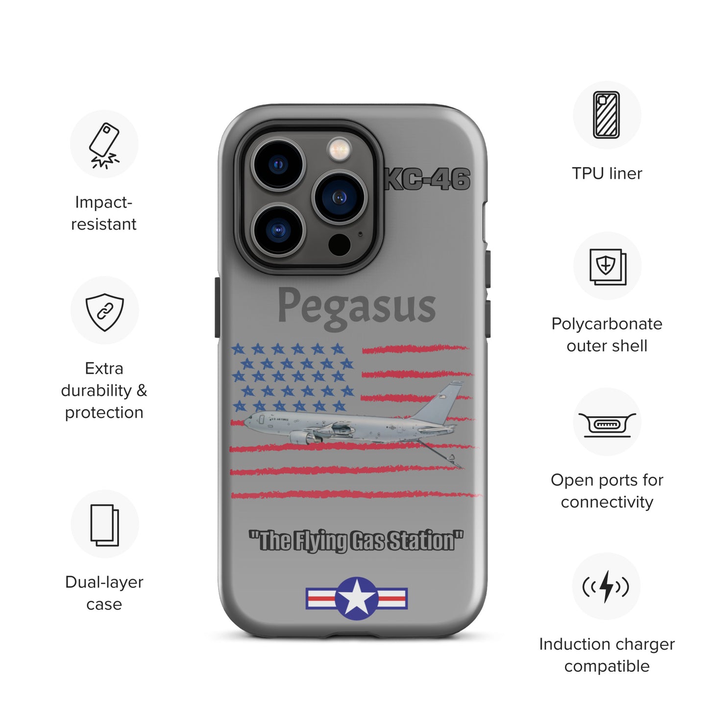 Pegasus Patriot iPhone Case
