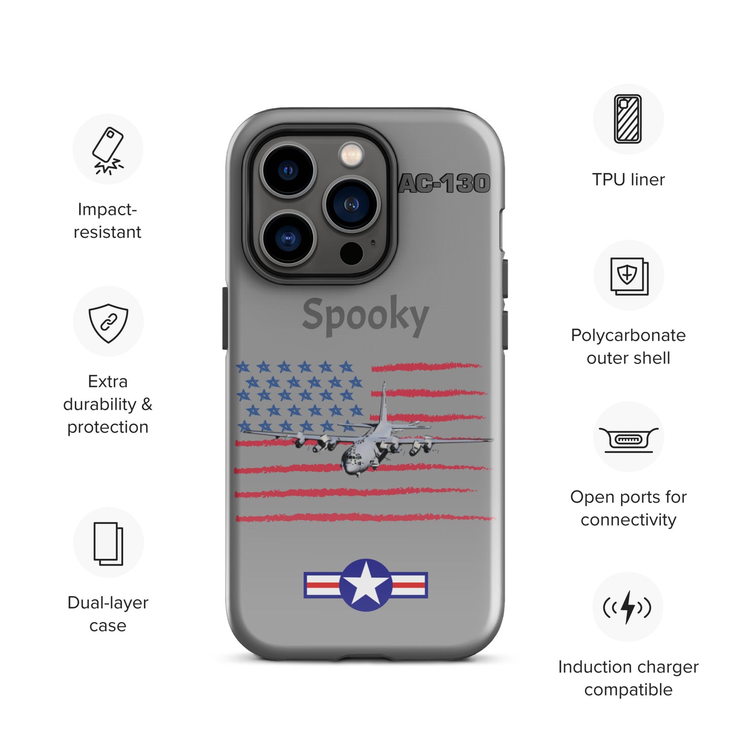 Spooky Patriot iPhone Case (Without Quotes)