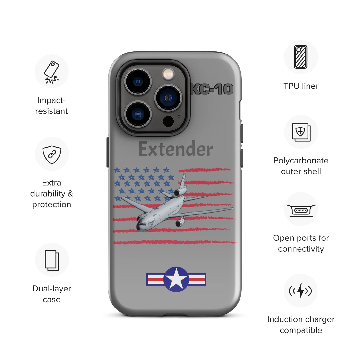 Extender Patriot iPhone Case (Without Quotes)