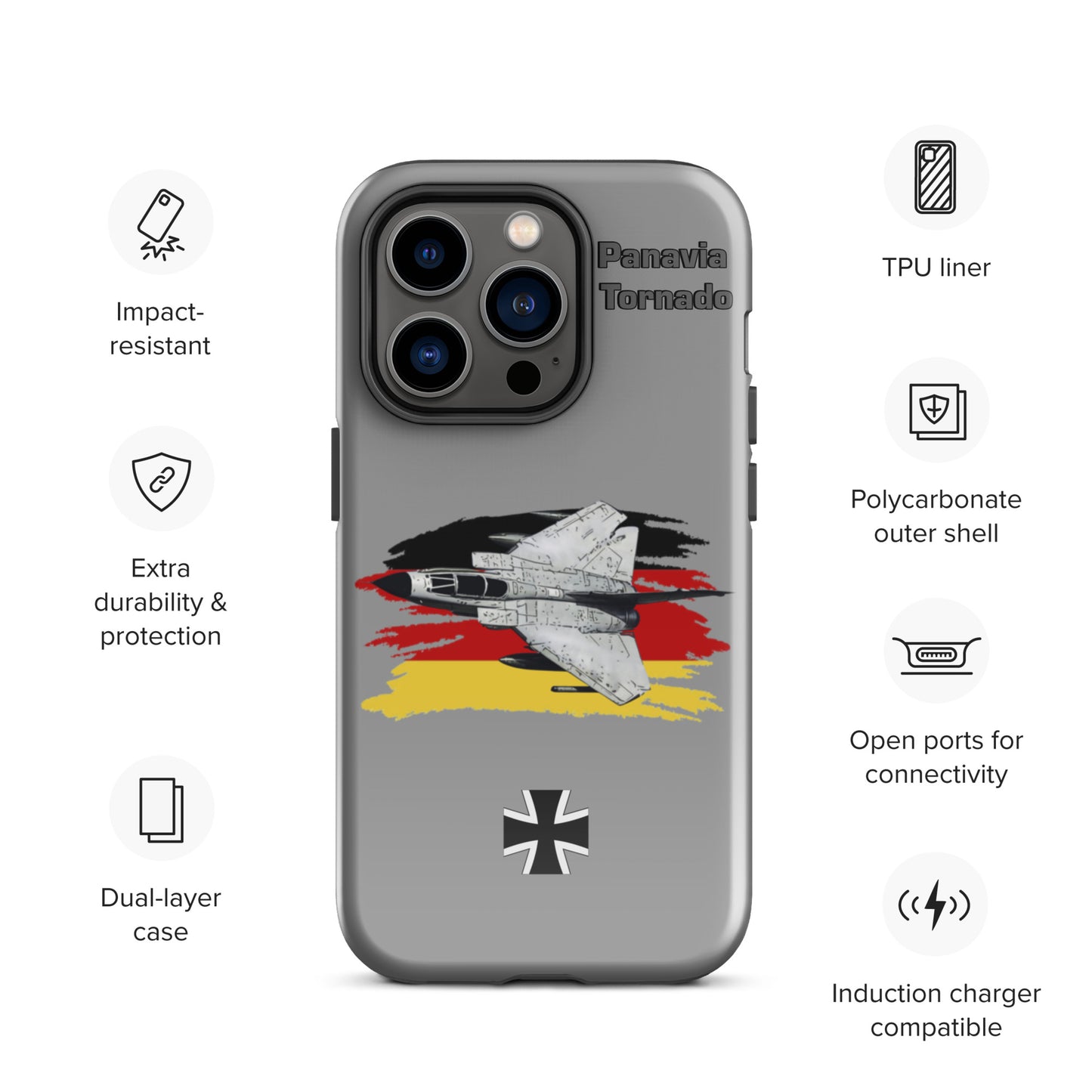 Tornado Patriot iPhone Case (Without Quotes)