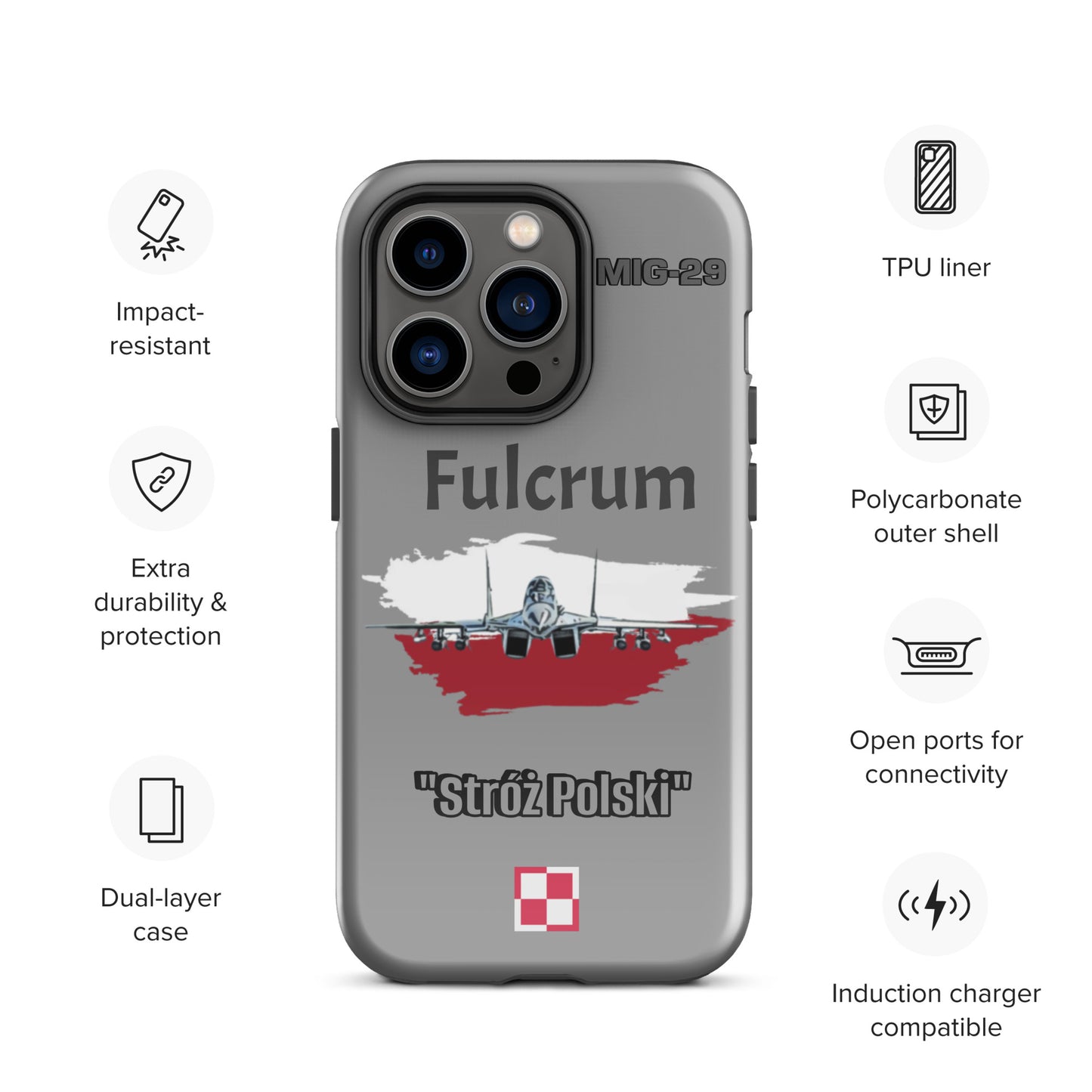 Poland Fulcrum Patriot iPhone Case