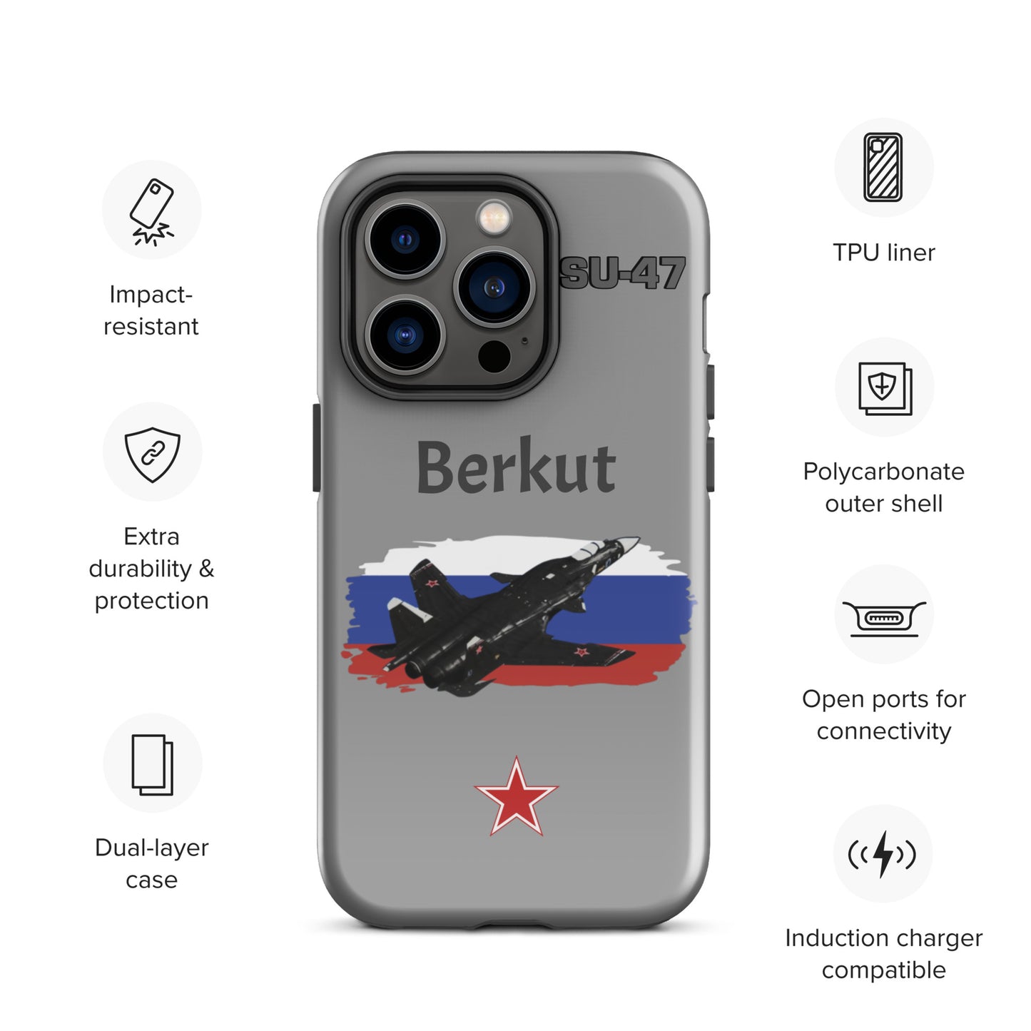 Berkut Patriot iPhone Case (Without Quotes)