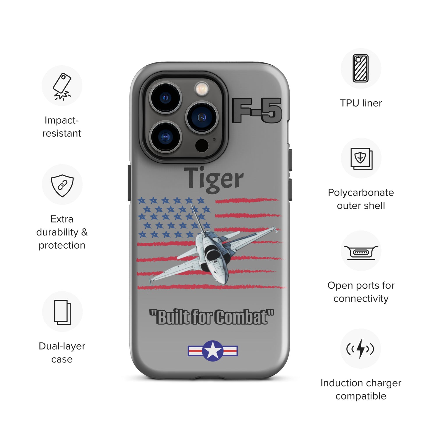 Tiger Patriot iPhone Case