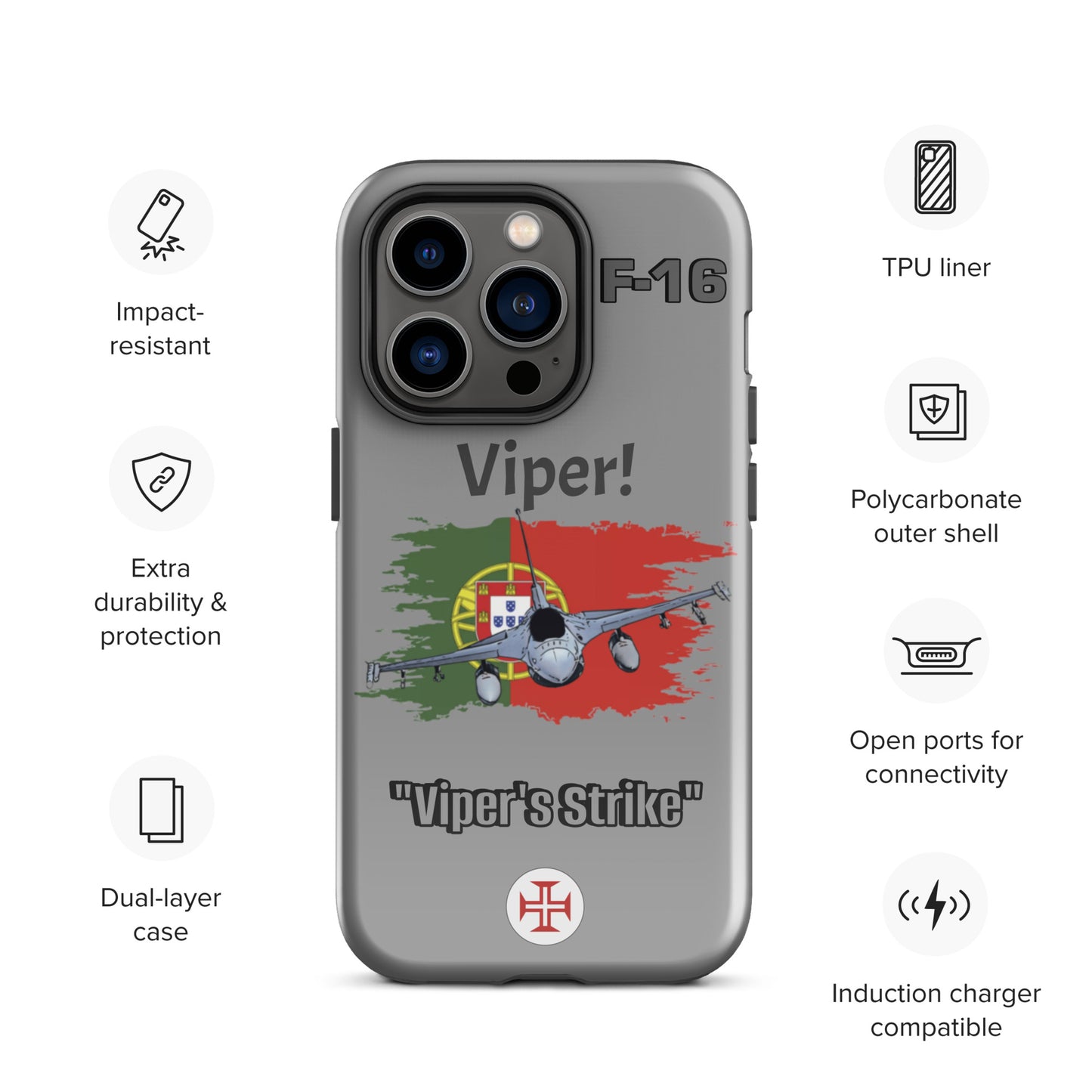 Portuguese Viper Patriot iPhone Case