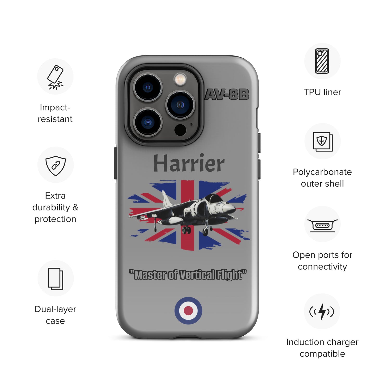 British Harrier Patriot iPhone Case