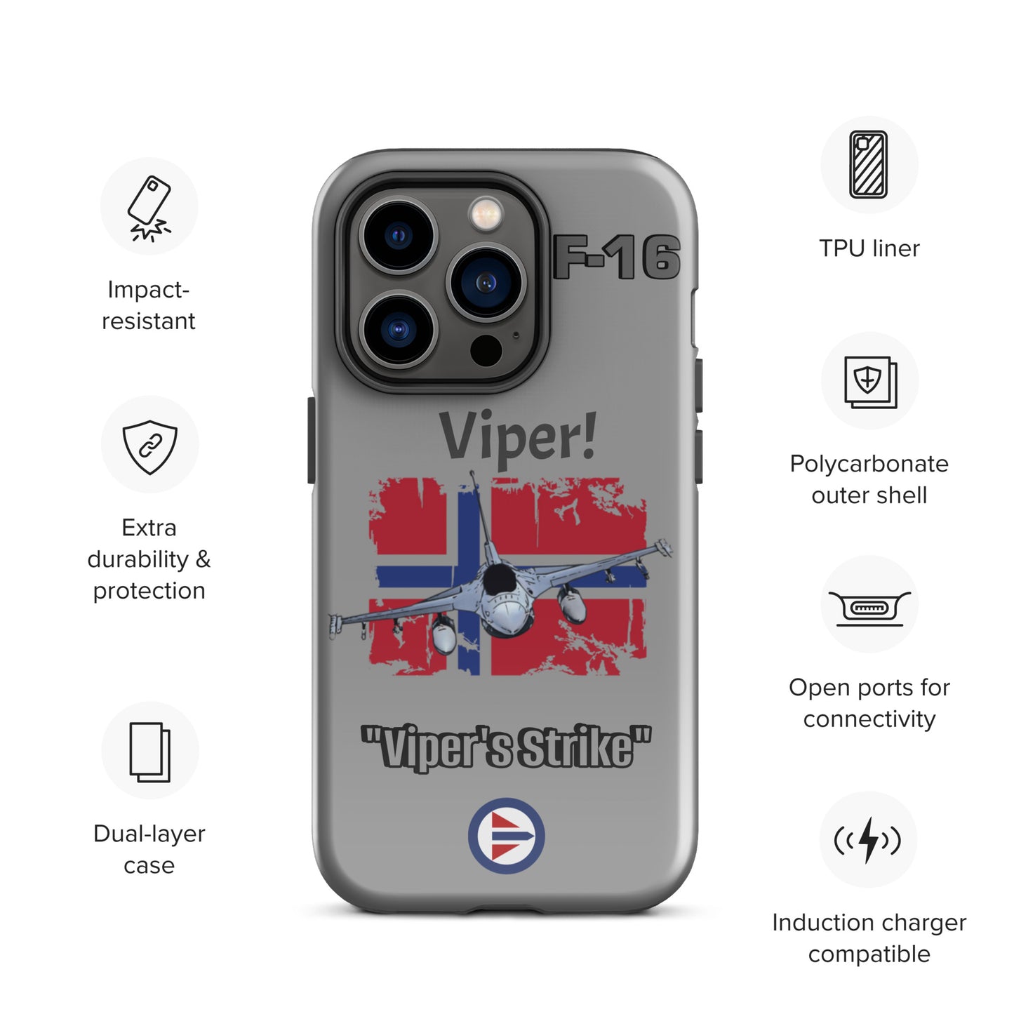 Norwegian Viper Patriot iPhone Case