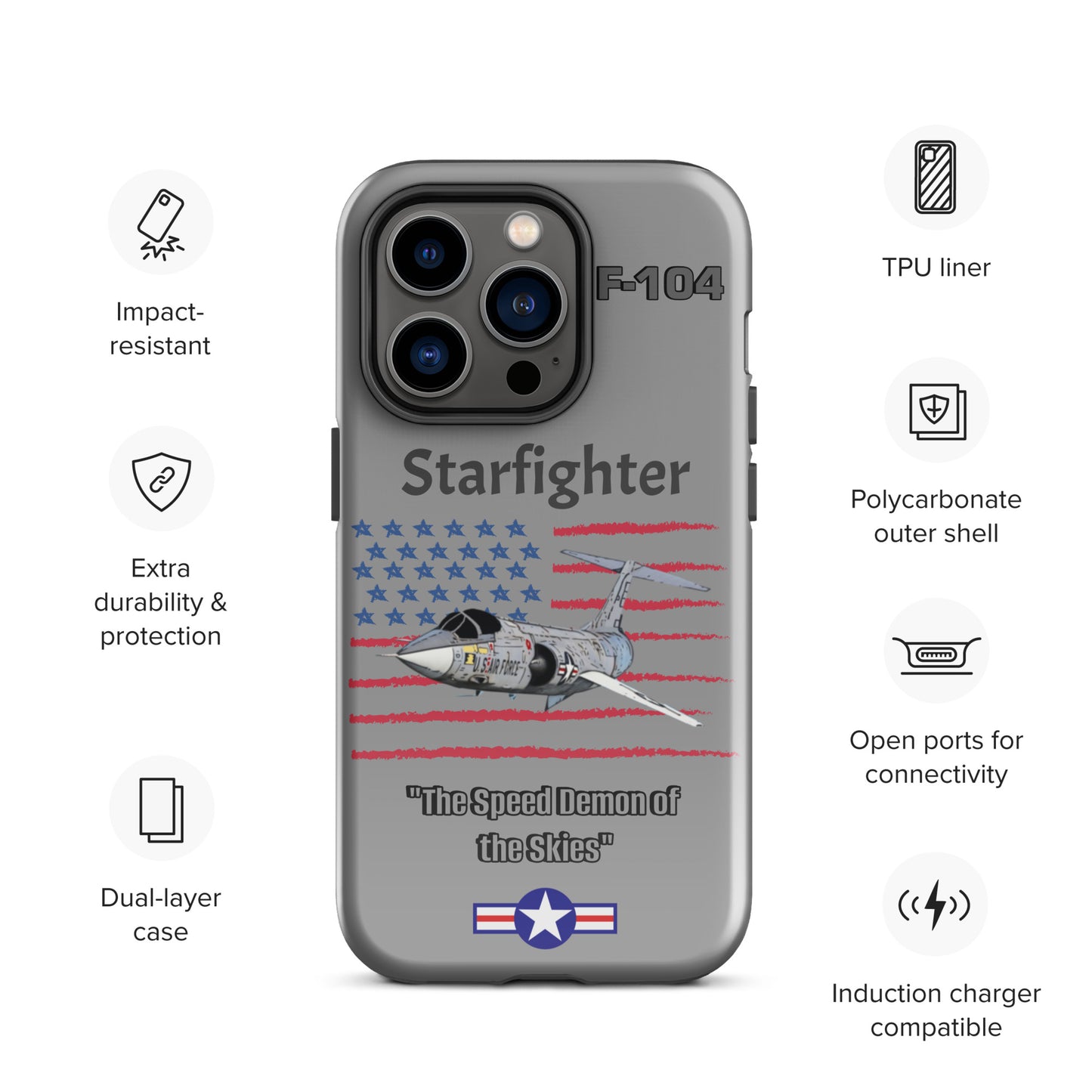 Starfighter Patriot iPhone Case