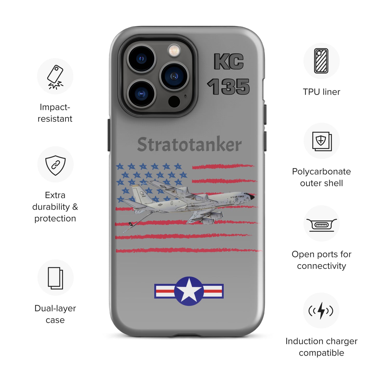 Stratotanker Patriot iPhone Case (Without Quotes)