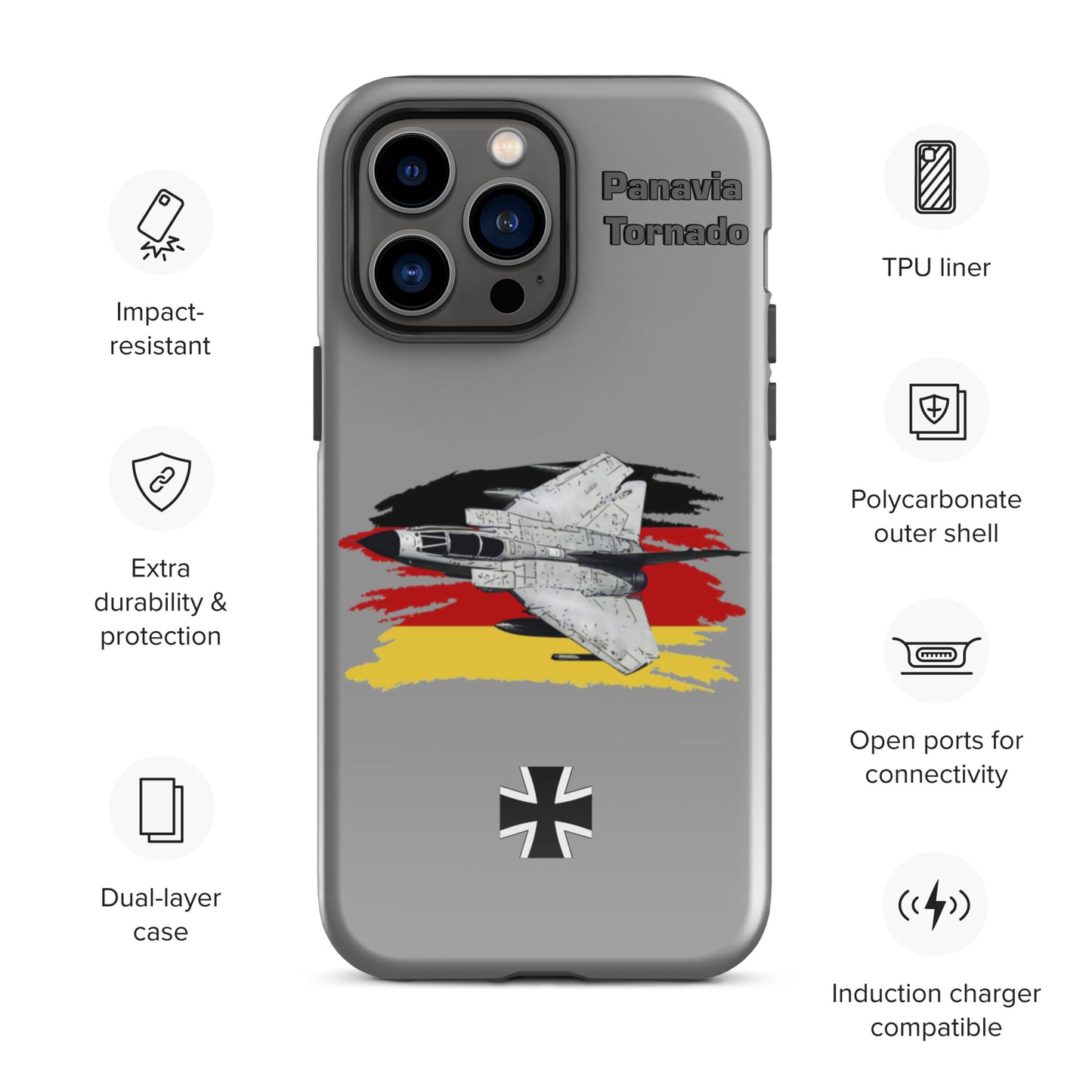 Tornado Patriot iPhone Case (Without Quotes)