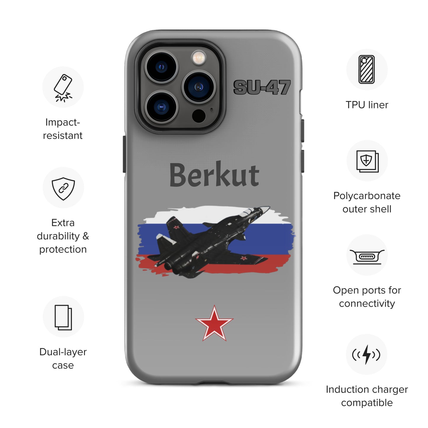 Berkut Patriot iPhone Case (Without Quotes)