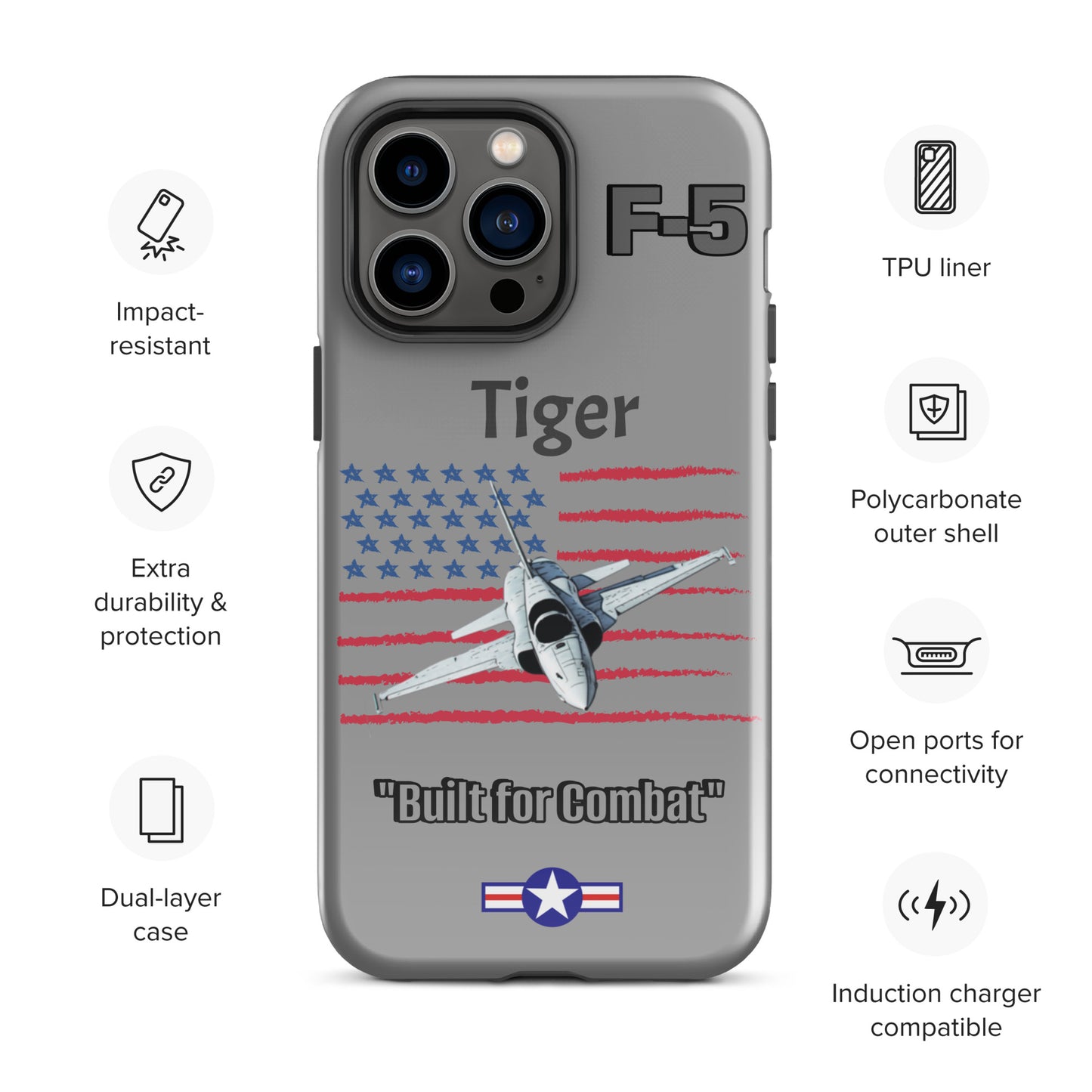 Tiger Patriot iPhone Case