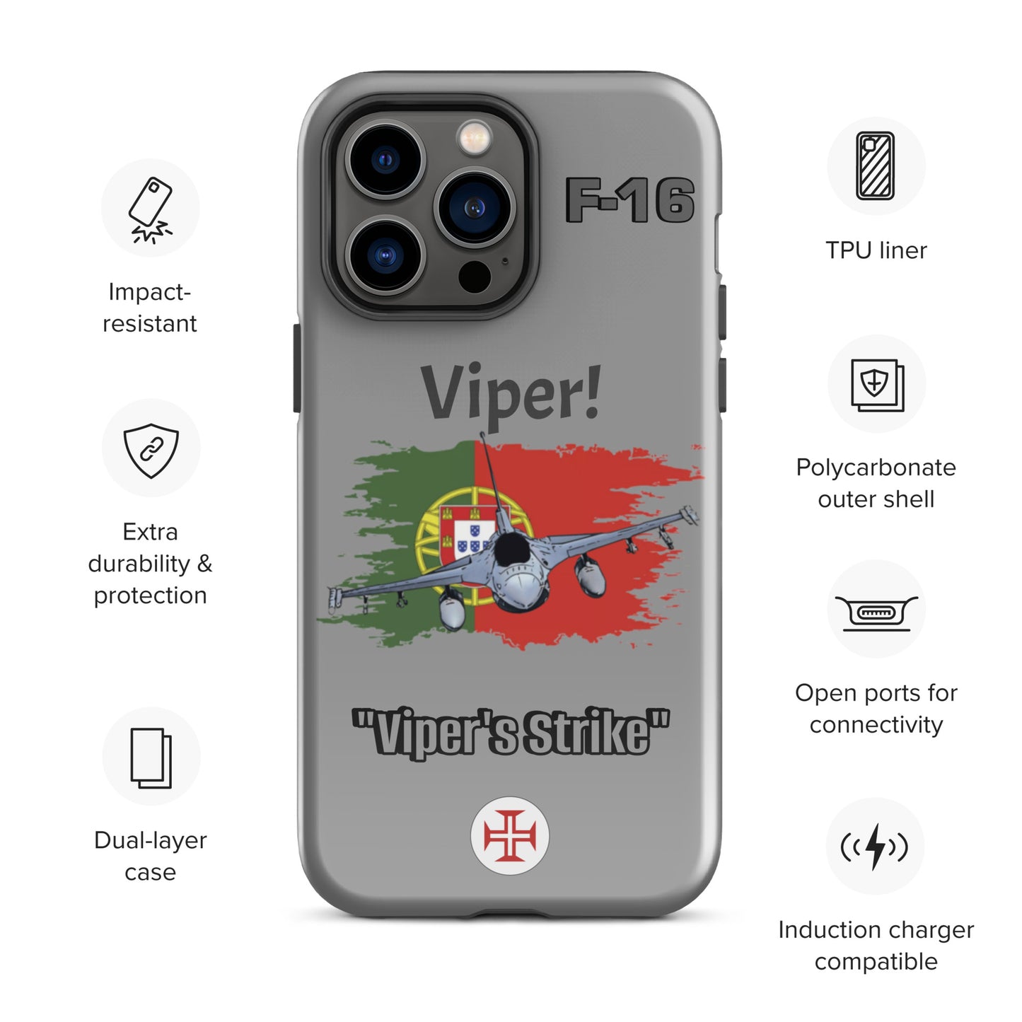 Portuguese Viper Patriot iPhone Case