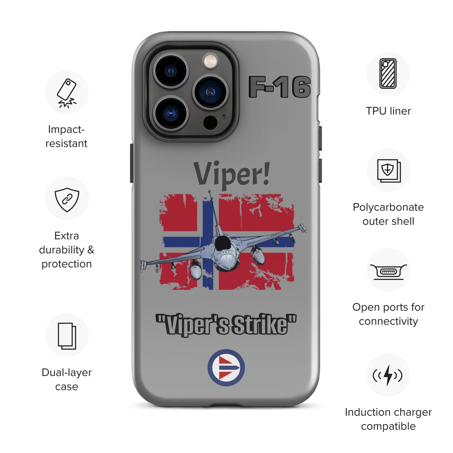 Norwegian Viper Patriot iPhone Case