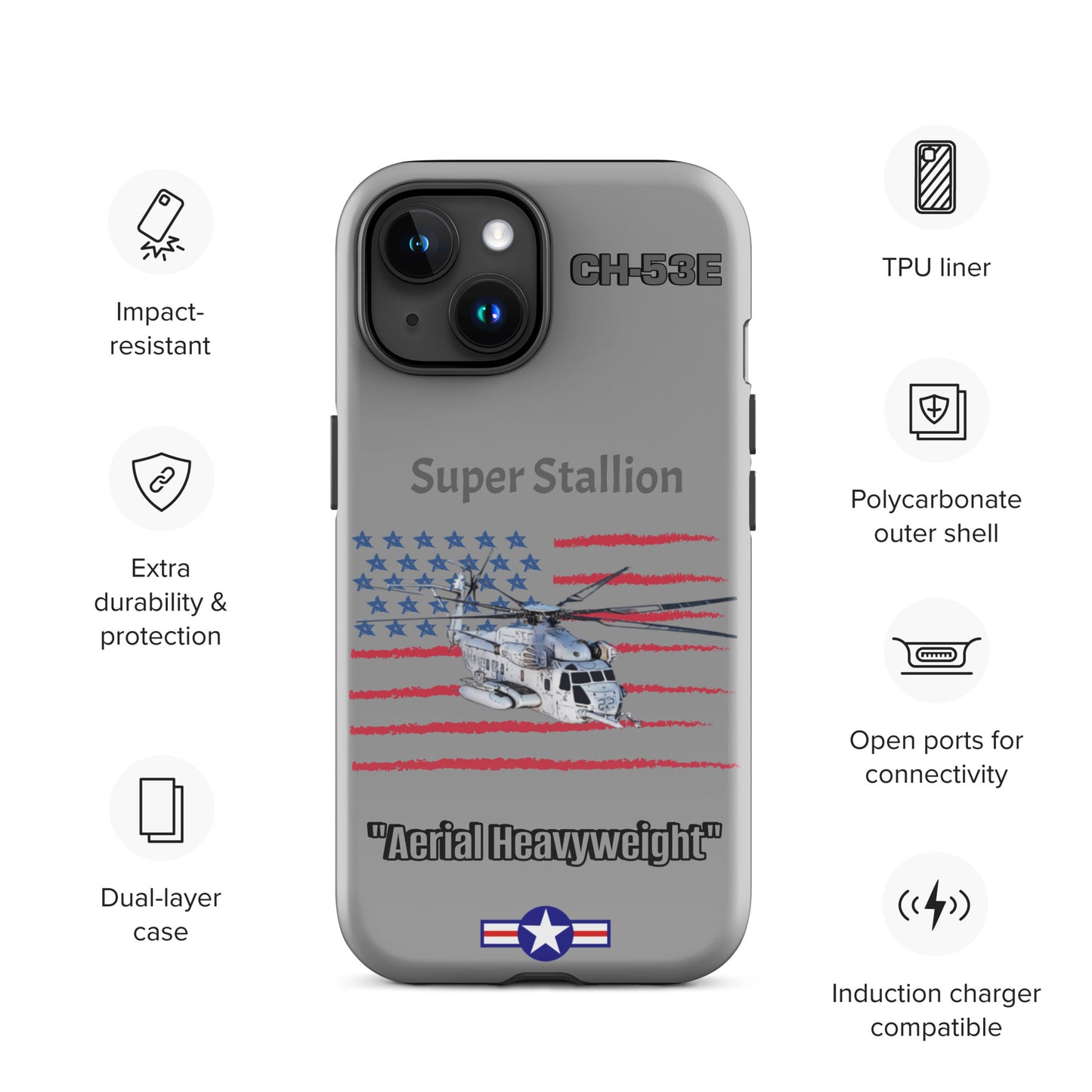 Super Stallion Patriot iPhone Case